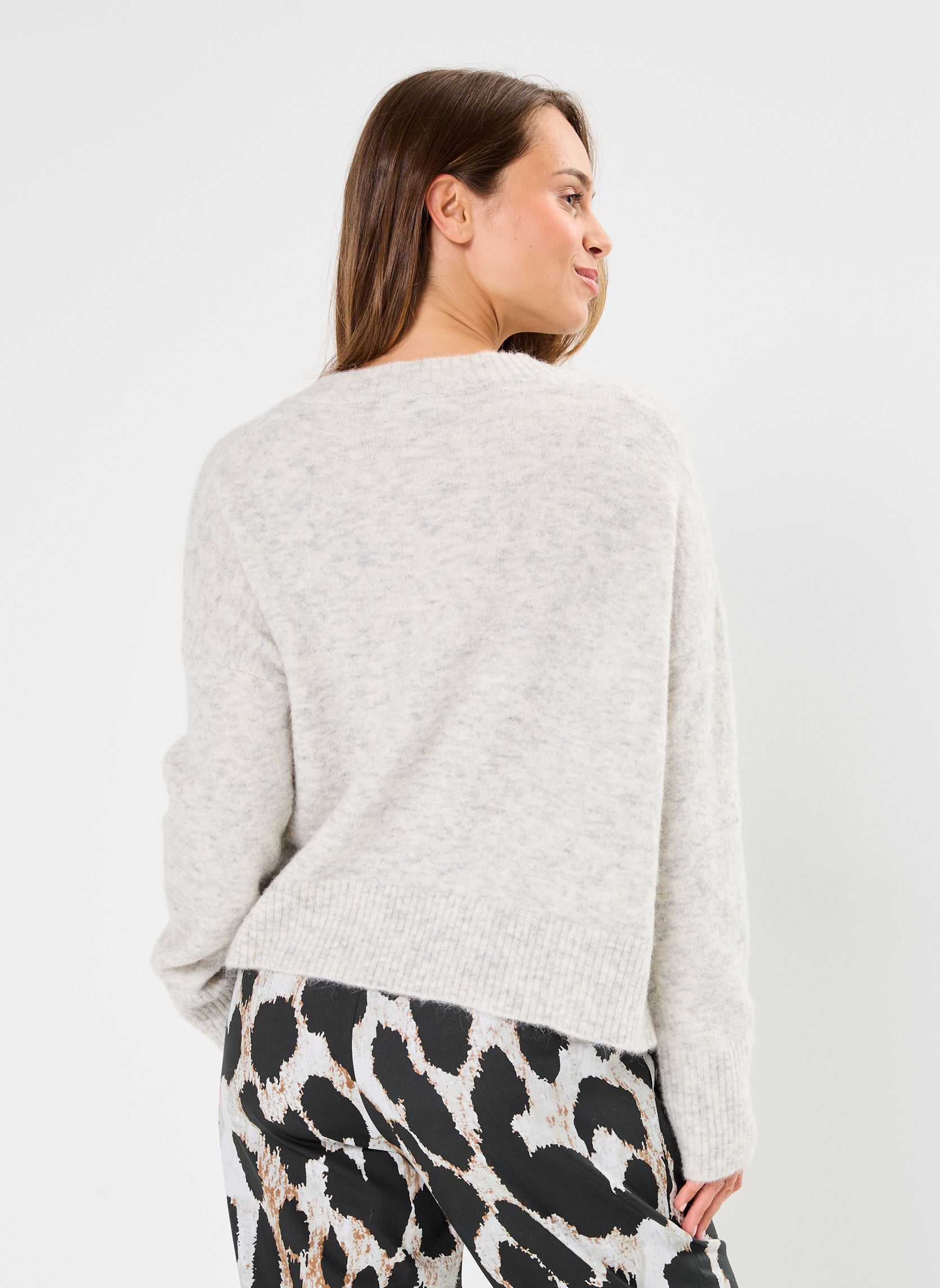 Truien PW2419 PULL dames grijs Five Jeans Truien PW2419 PULL dames grijs GREY
