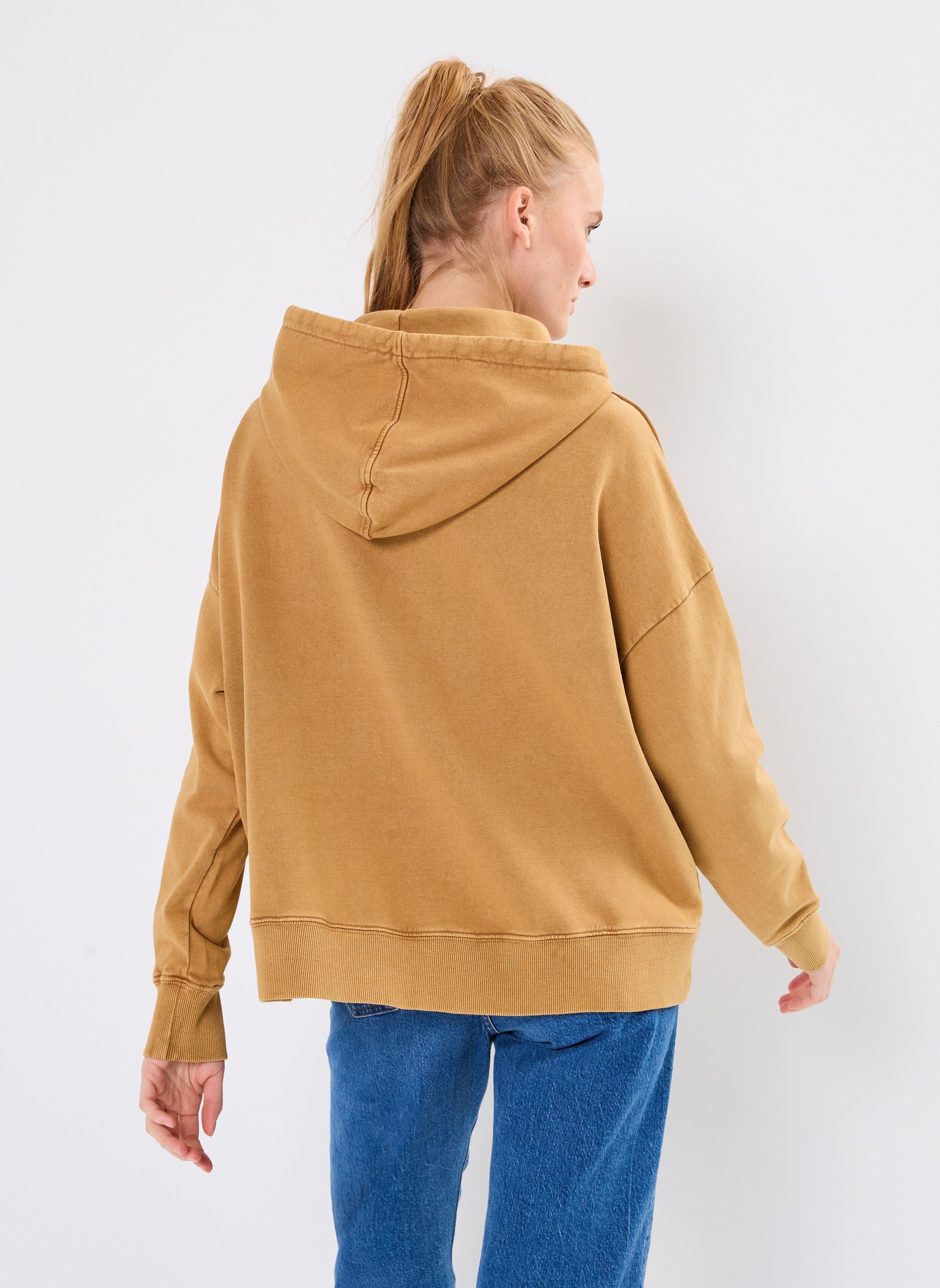 Sweats à capuche SWH2401 SWEAT femme marron Five Jeans Sweats à capuche SWH2401 SWEAT femme marron NUTS