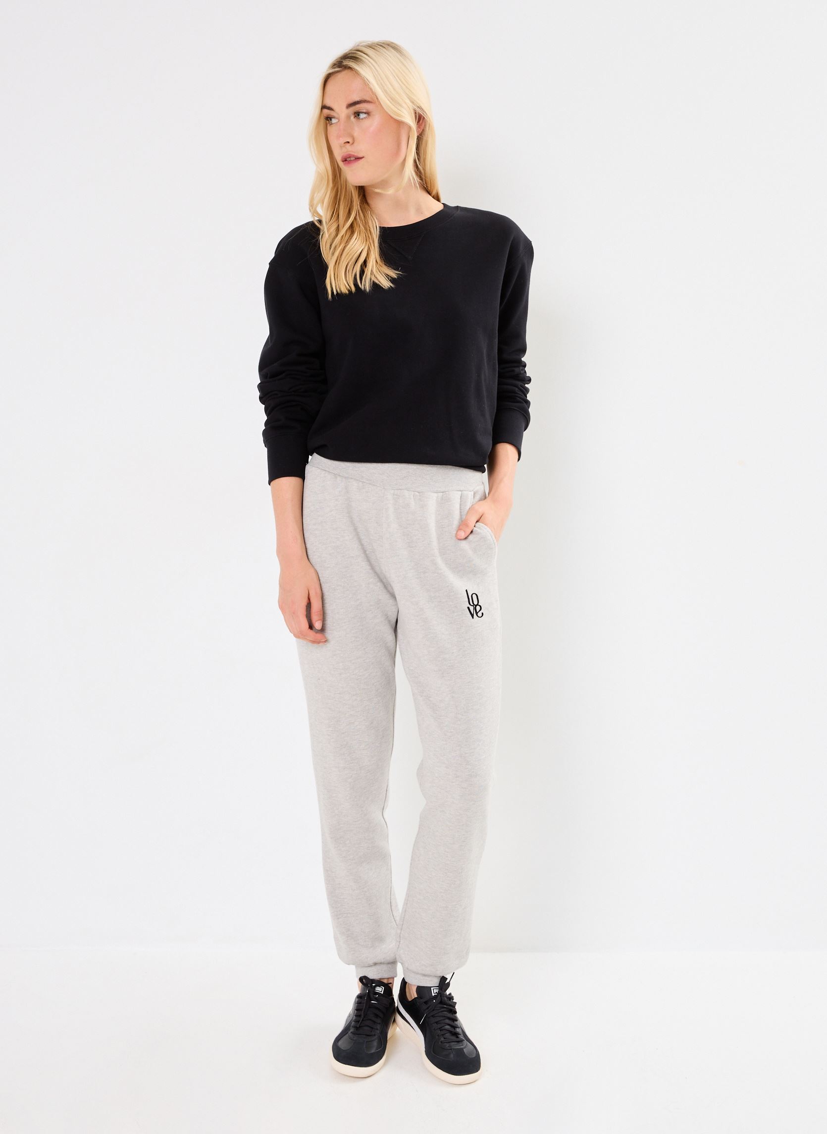 Pantaloni da jogging SWH2414 SWEAT donna grigio Five Jeans Pantaloni da jogging SWH2414 SWEAT donna grigio MOTTLED GREY