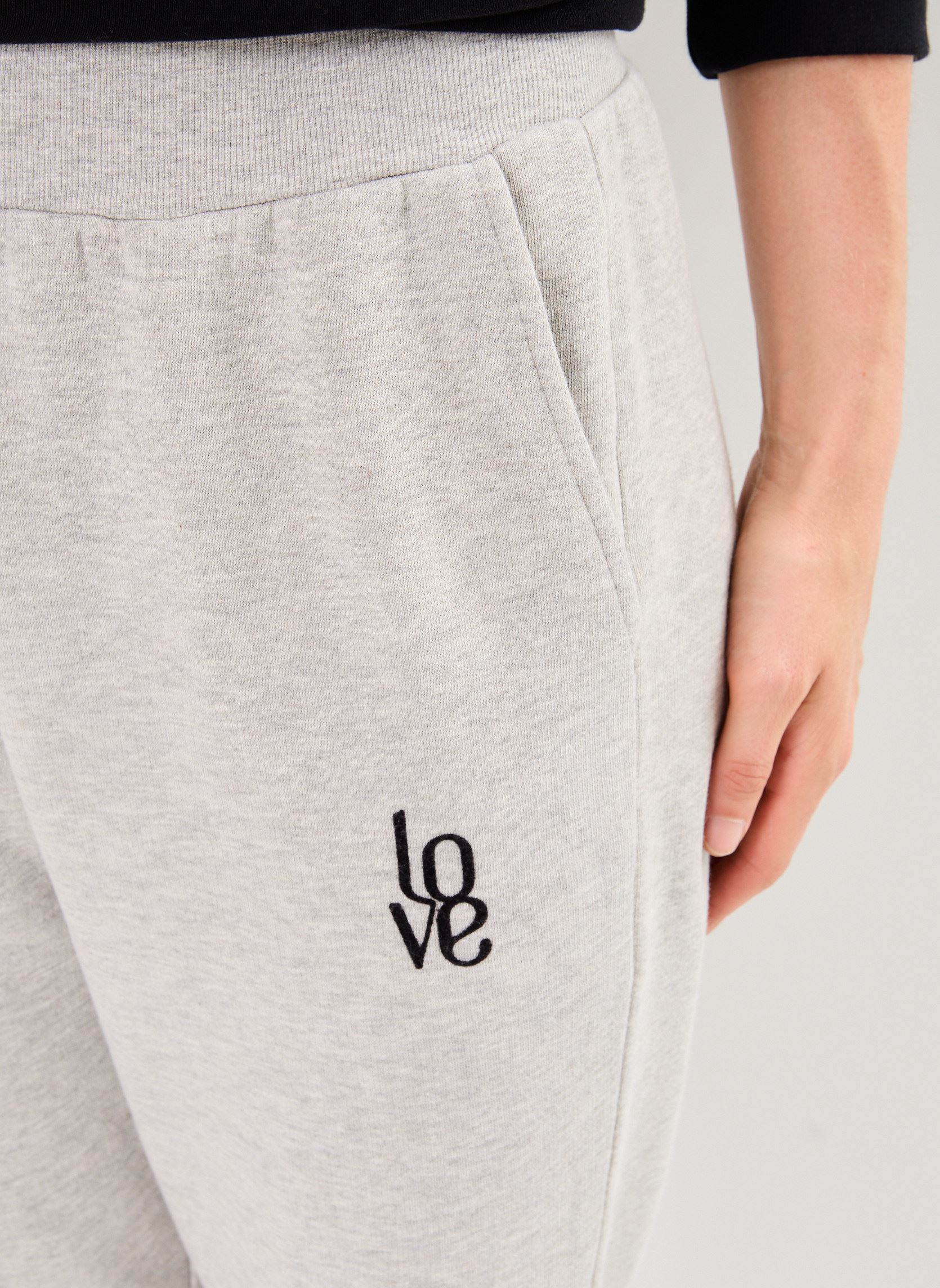 Pantaloni da jogging SWH2414 SWEAT donna grigio Five Jeans Pantaloni da jogging SWH2414 SWEAT donna grigio MOTTLED GREY