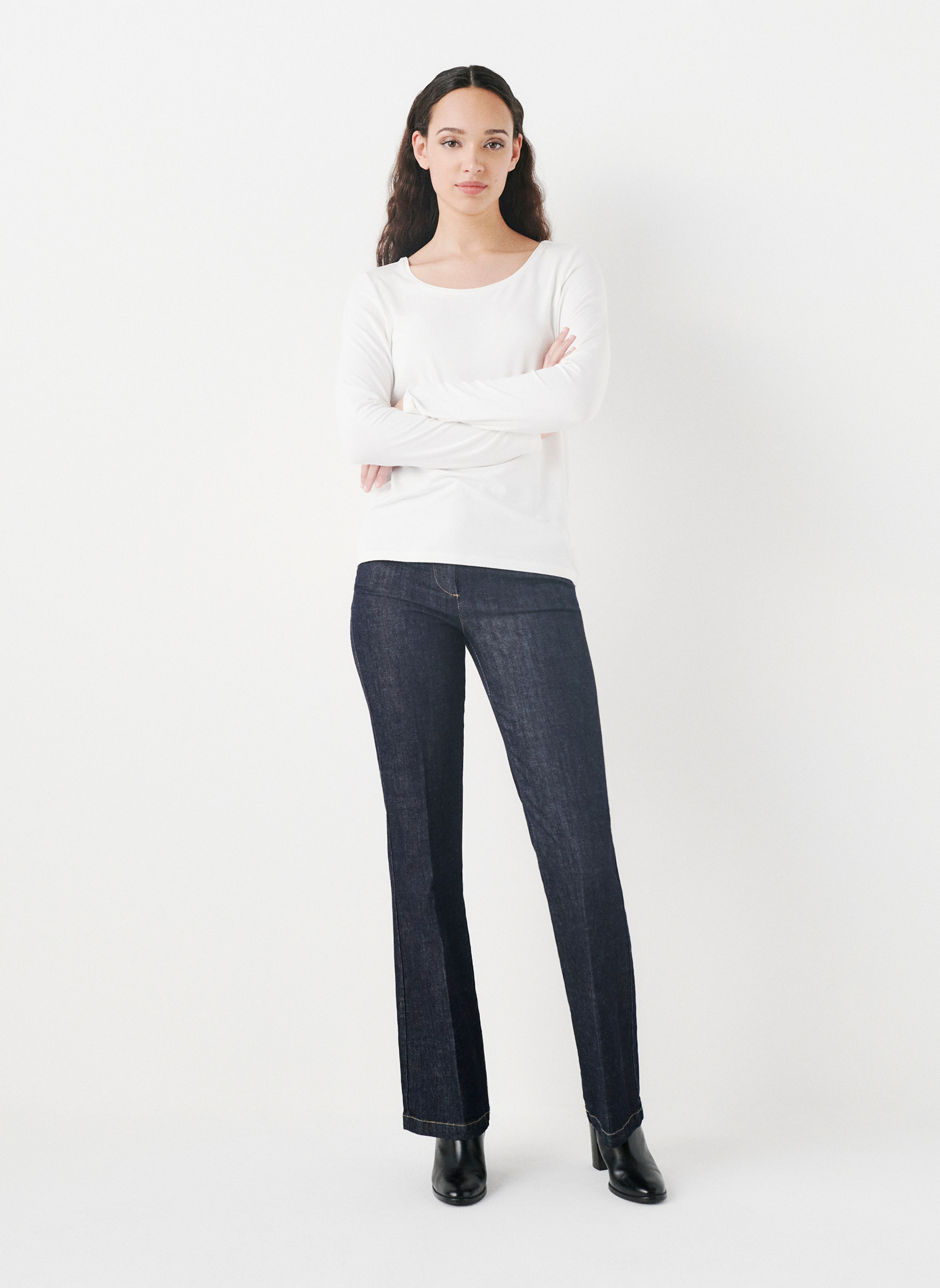 Tee-shirts 242T-TBASICO femme blanc Caroll Tee-shirts 242T-TBASICO femme blanc Blanc