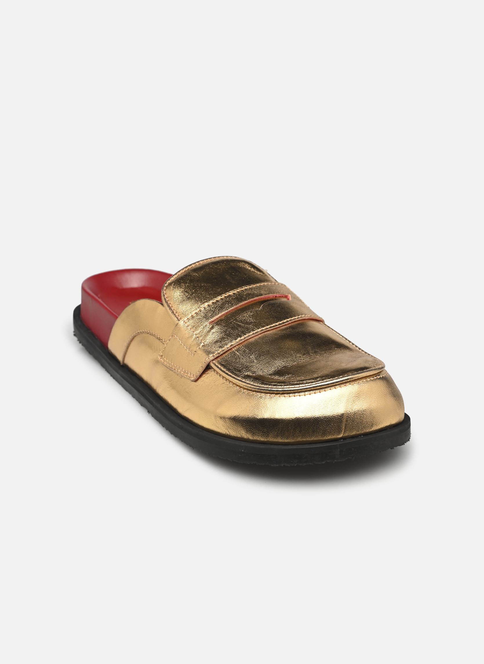 Mules et sabots MULES CUIR EDITA femme or et bronze Stella Forest Mules et sabots MULES CUIR EDITA femme or et bronze Gold
