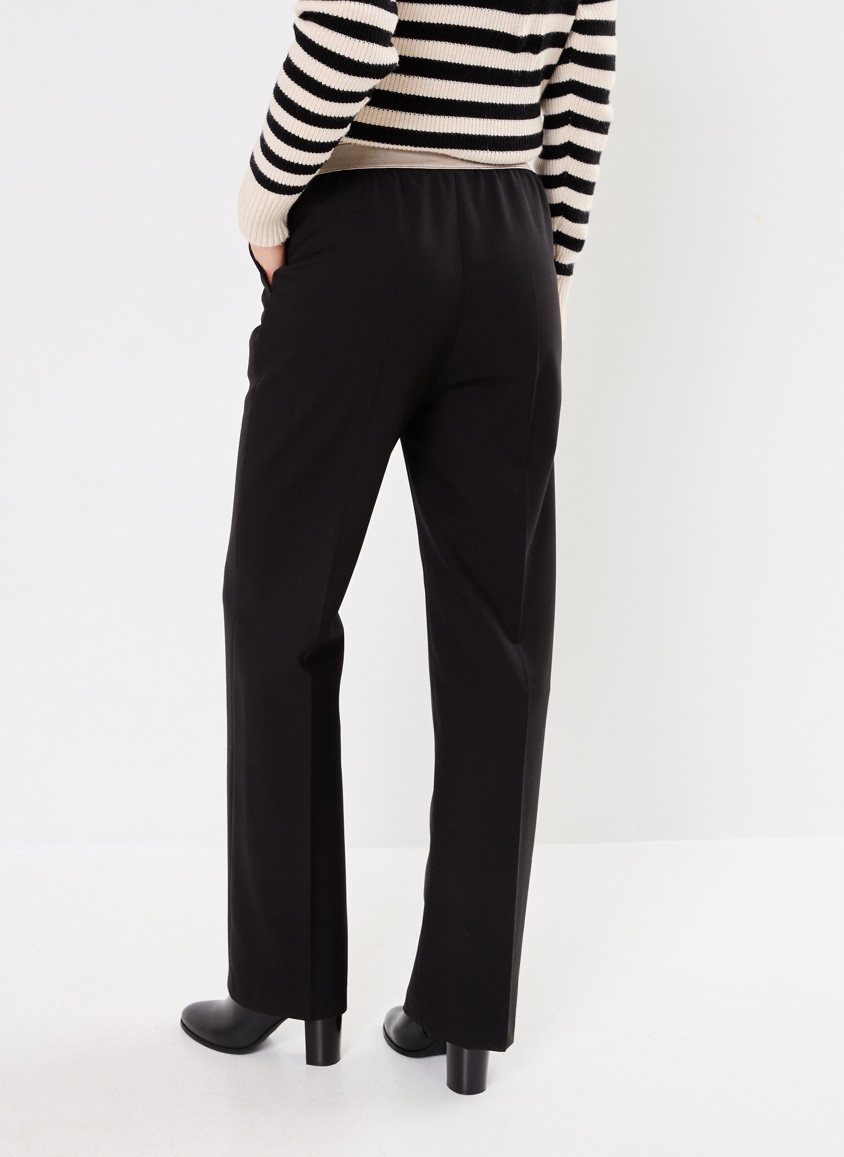 Pantalons slim PANT femme noir Stella Forest Pantalons slim PANT femme noir NOIR