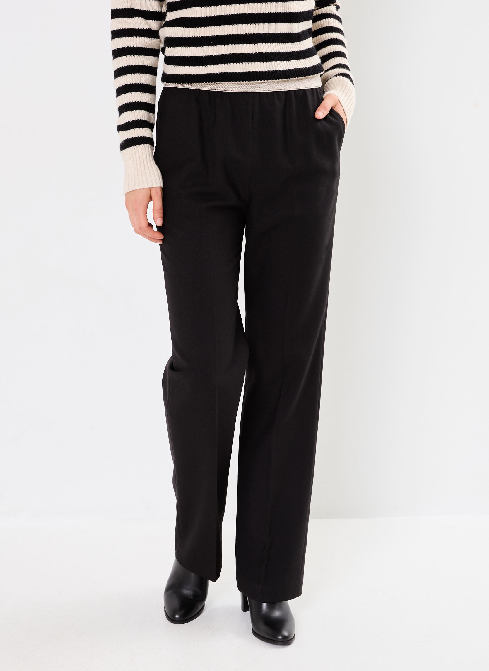 Pantalons slim PANT femme noir Stella Forest Pantalons slim PANT femme noir NOIR