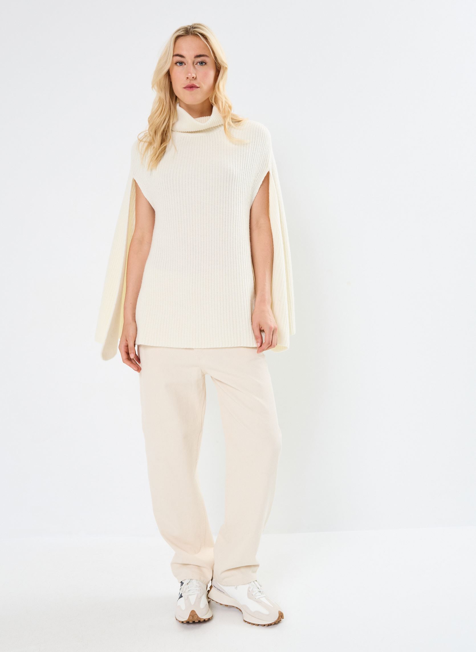 Pullover PULL COL ROULE VAIANA damen weiß Stella Forest Pullover PULL COL ROULE VAIANA damen weiß Ecru