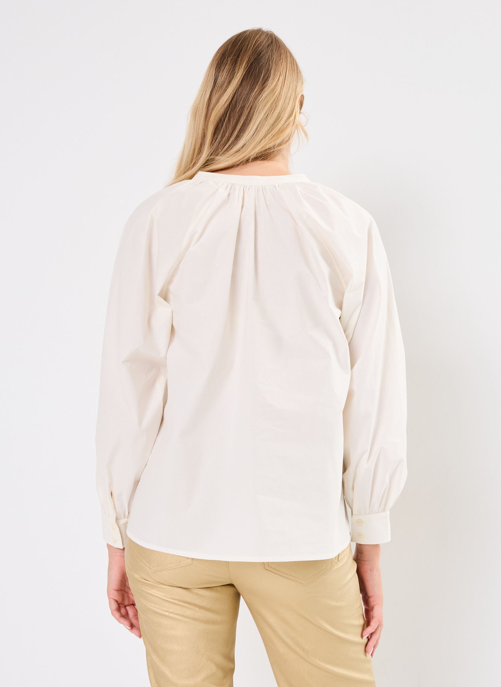 Bluse a maniche lunghe TUNIQUE ALEXIA donna bianco Stella Forest Bluse a maniche lunghe TUNIQUE ALEXIA donna bianco ECRU