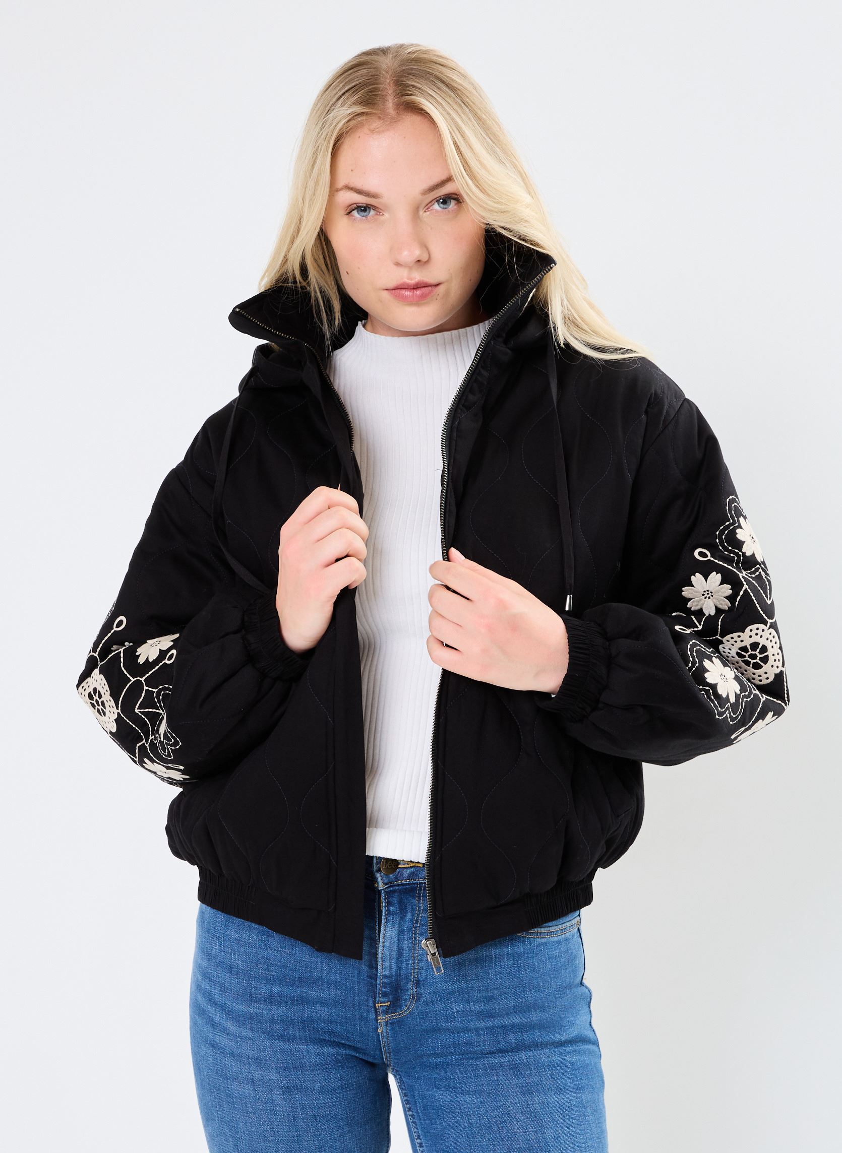 Jassen VESTE CALLIOPEE dames zwart Stella Forest Jassen VESTE CALLIOPEE dames zwart NOIR