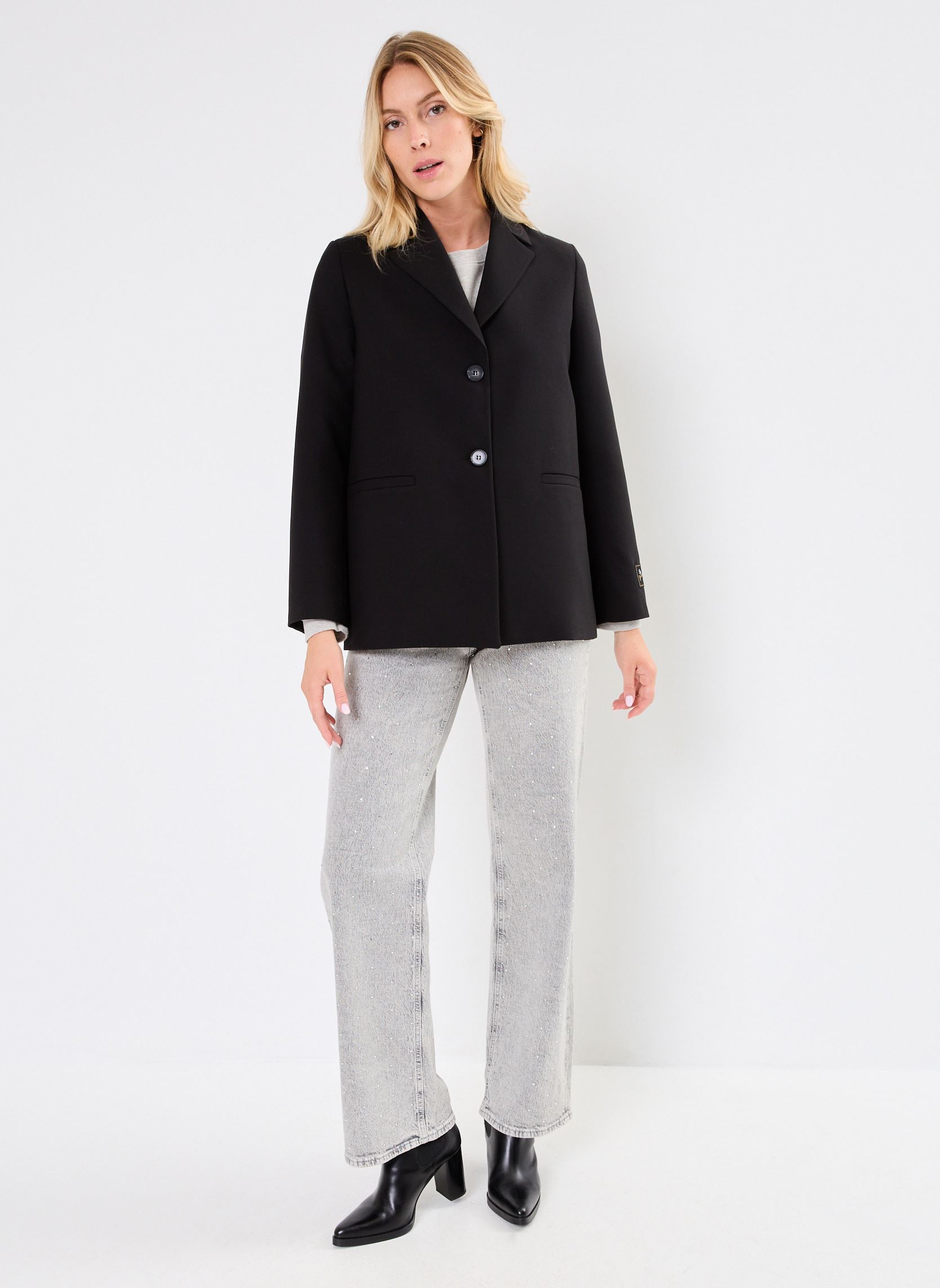 Vestes de blazer VESTE CHLOTILDE femme noir Stella Forest Vestes de blazer VESTE CHLOTILDE femme noir NOIR