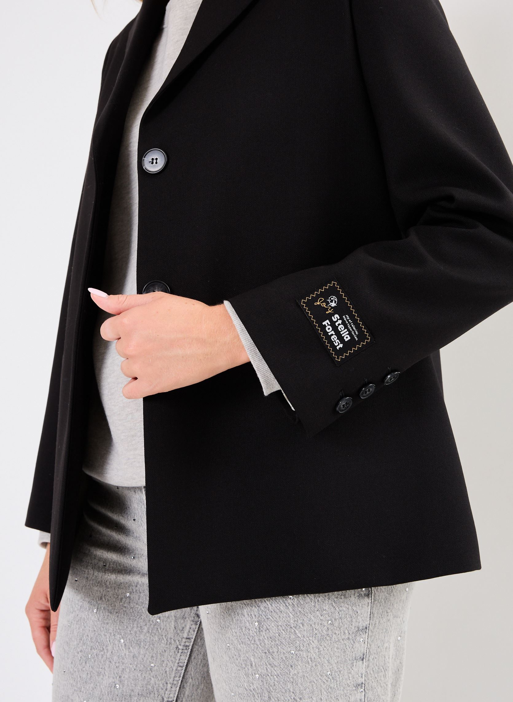 Vestes de blazer VESTE CHLOTILDE femme noir Stella Forest Vestes de blazer VESTE CHLOTILDE femme noir NOIR
