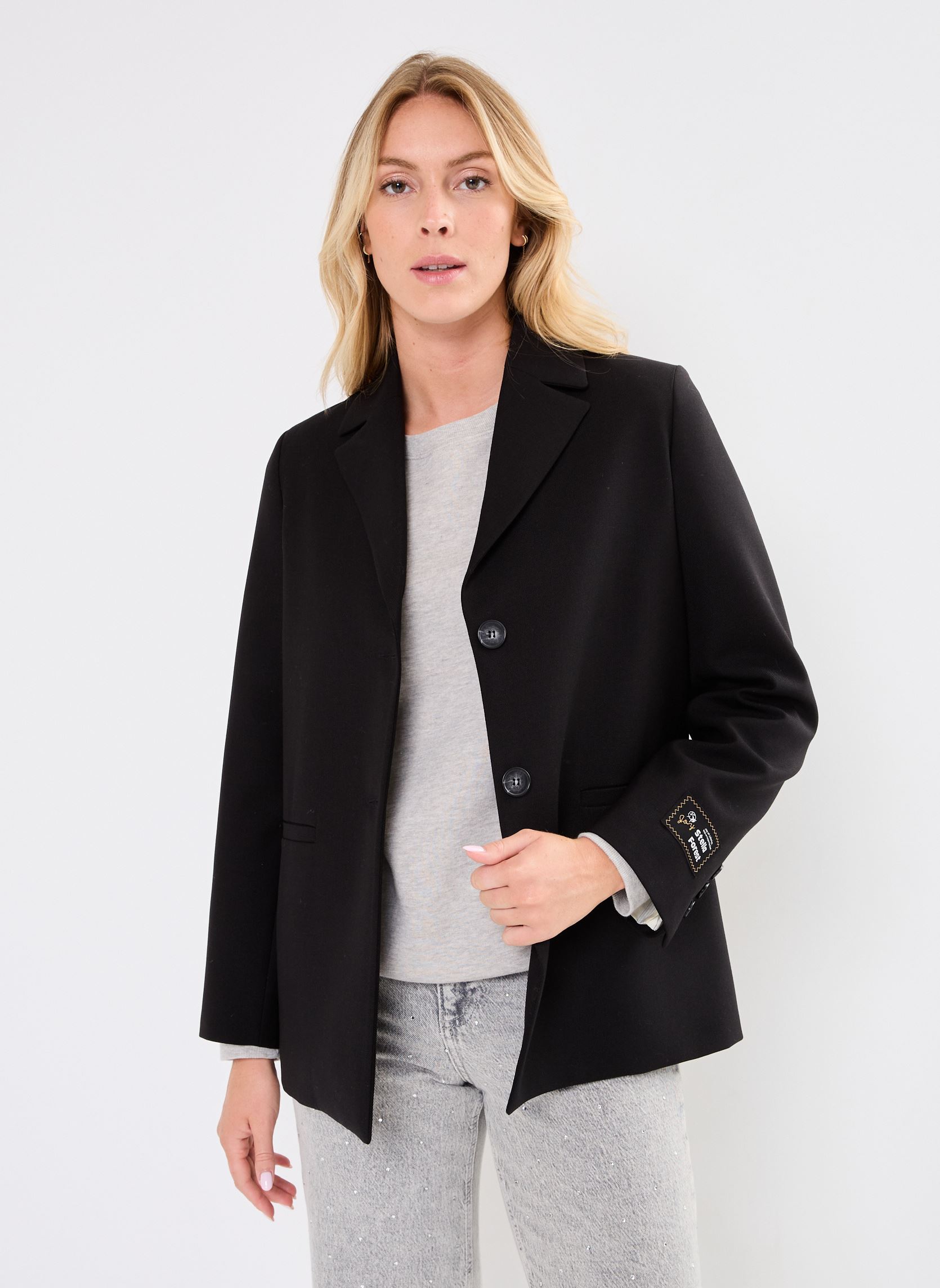 Vestes de blazer VESTE CHLOTILDE femme noir Stella Forest Vestes de blazer VESTE CHLOTILDE femme noir NOIR