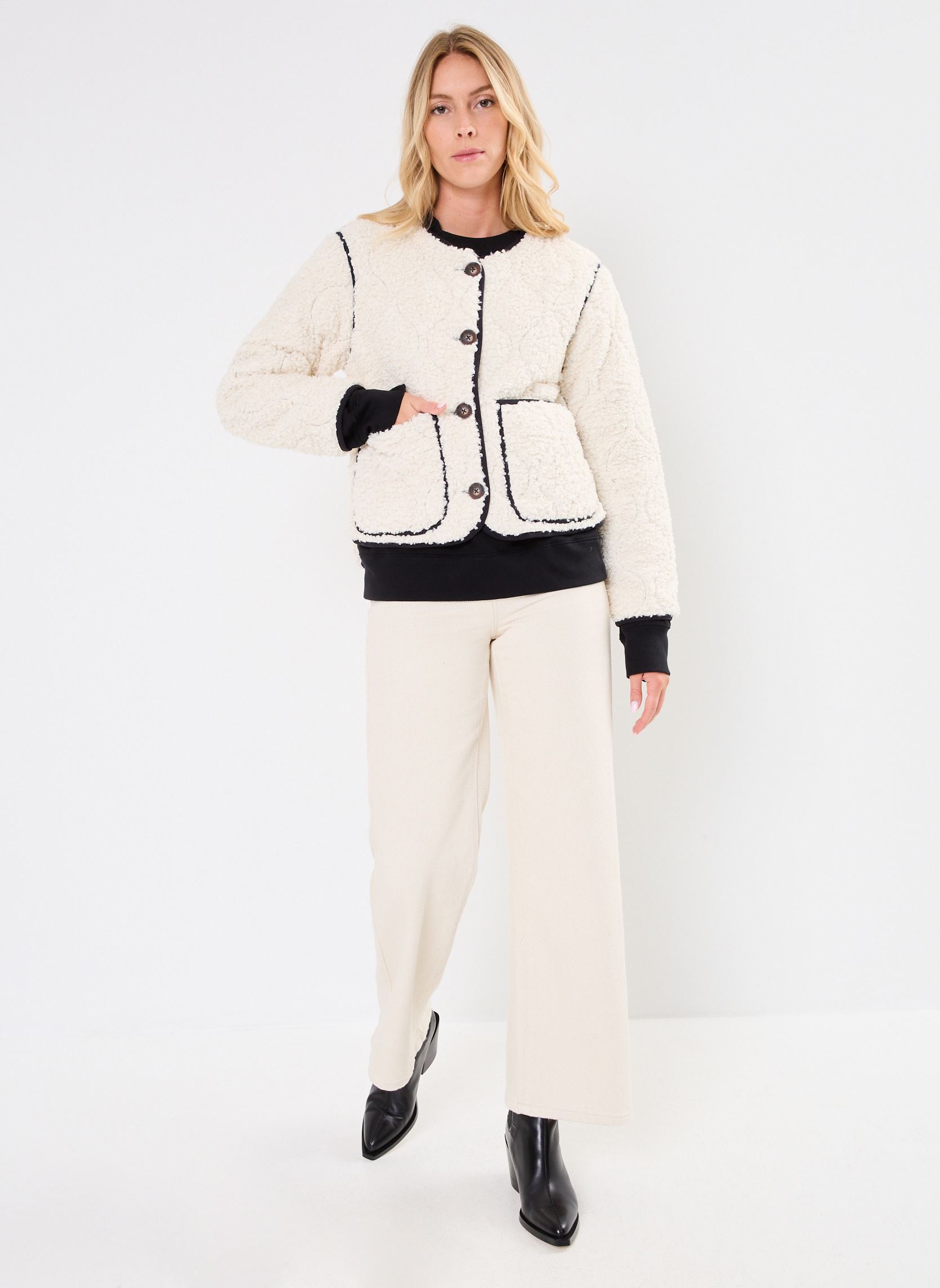 Vestes VESTE REVERSIBLE ZENAIDE femme bleu Stella Forest Vestes VESTE REVERSIBLE ZENAIDE femme bleu NUIT