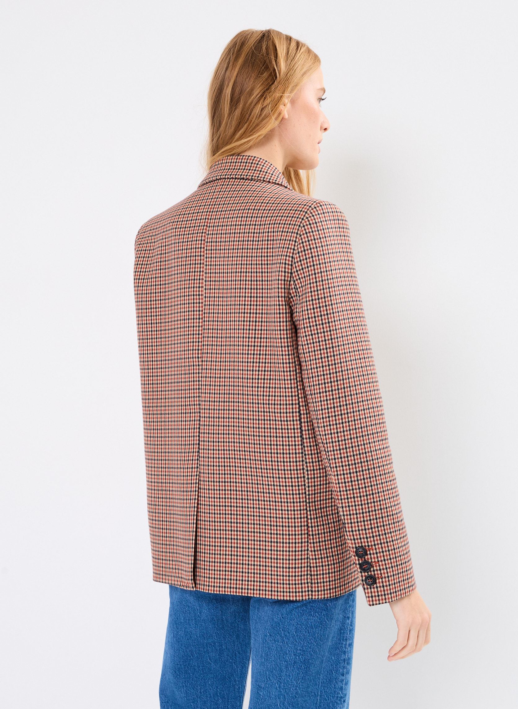 Blazers VESTE DROITE ANAE mujer naranja Stella Forest Blazers VESTE DROITE ANAE mujer naranja Orange