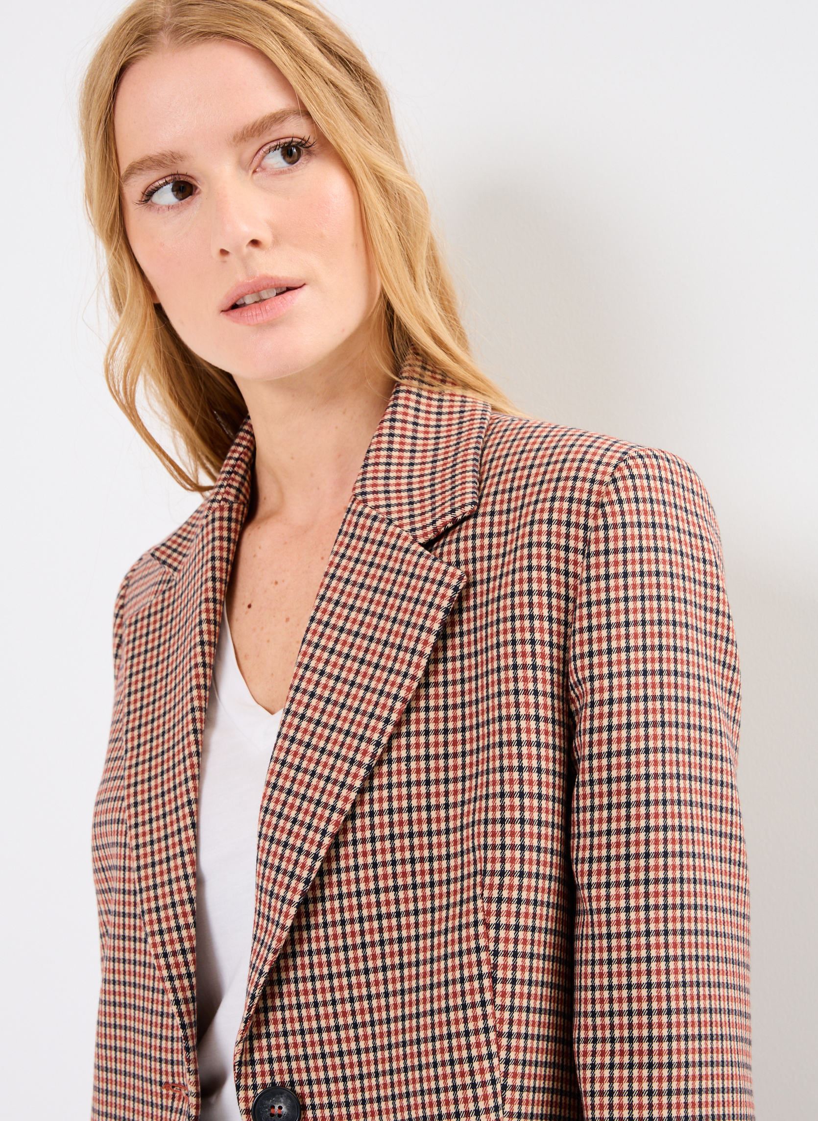 Blazers VESTE DROITE ANAE mujer naranja Stella Forest Blazers VESTE DROITE ANAE mujer naranja Orange