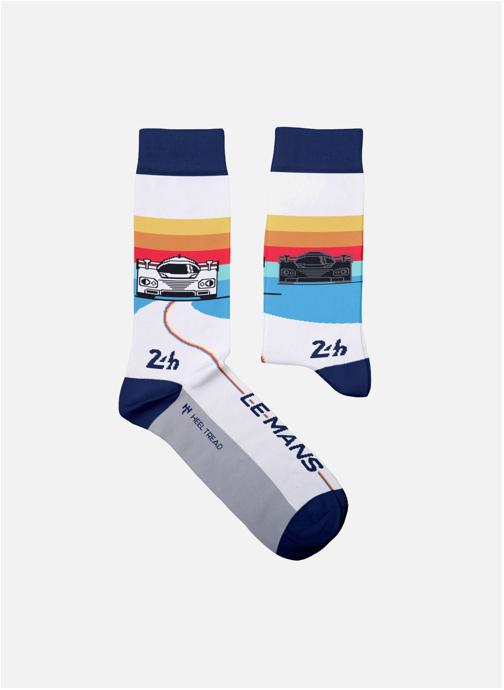 Sock Affairs Chaussettes HT-Retro-Racer-Socks homme blanc