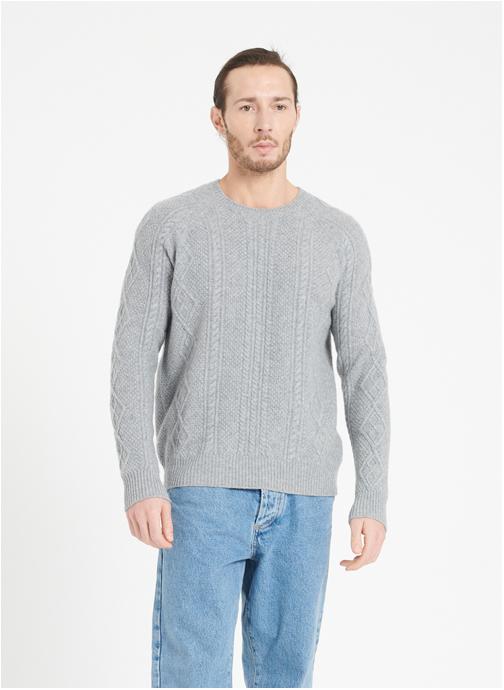 Studio Cashmere8 Pulls ZACH 1 homme gris