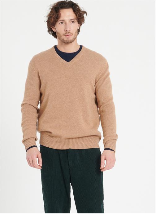 Studio Cashmere8 Pulls LUKE 13 homme beige