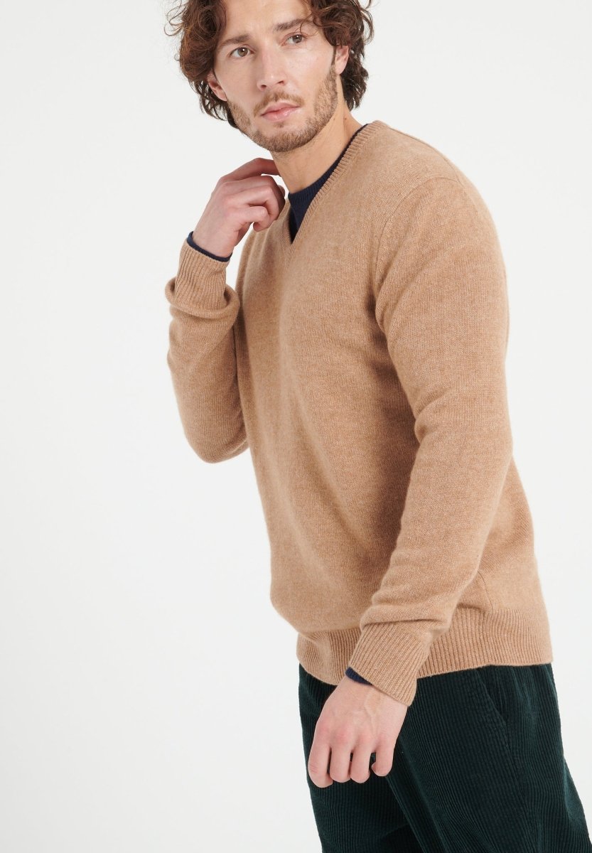 Pulls LUKE 13 homme beige Studio Cashmere8 Pulls LUKE 13 homme beige Beige