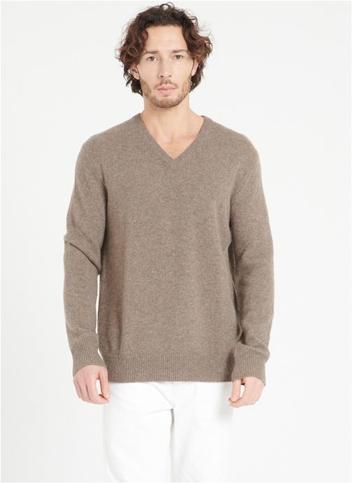 Studio Cashmere8 Pulls LUKE 13 homme marron