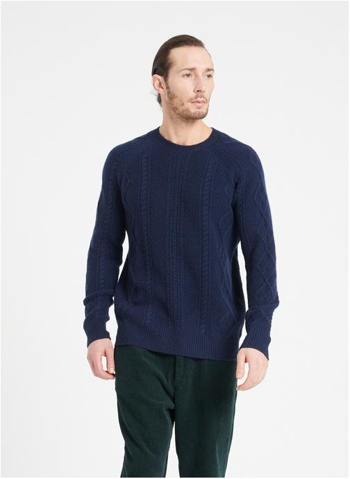 Studio Cashmere8 Pulls ZACH 1 homme bleu