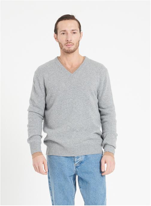 Studio Cashmere8 Pulls LUKE 13 homme gris