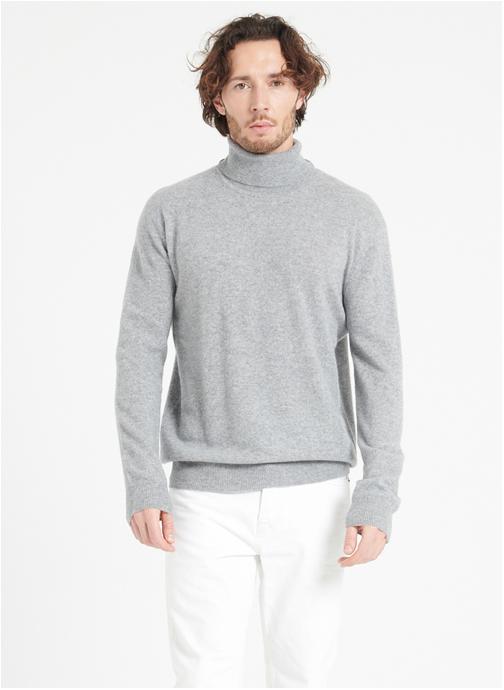 Studio Cashmere8 Pulls LUKE 3 homme gris