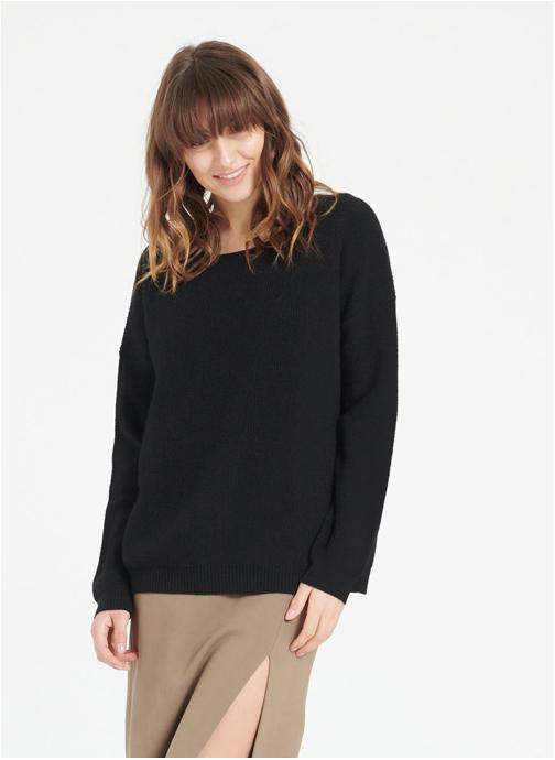 Studio Cashmere8 Pulls LILLY 25 femme noir