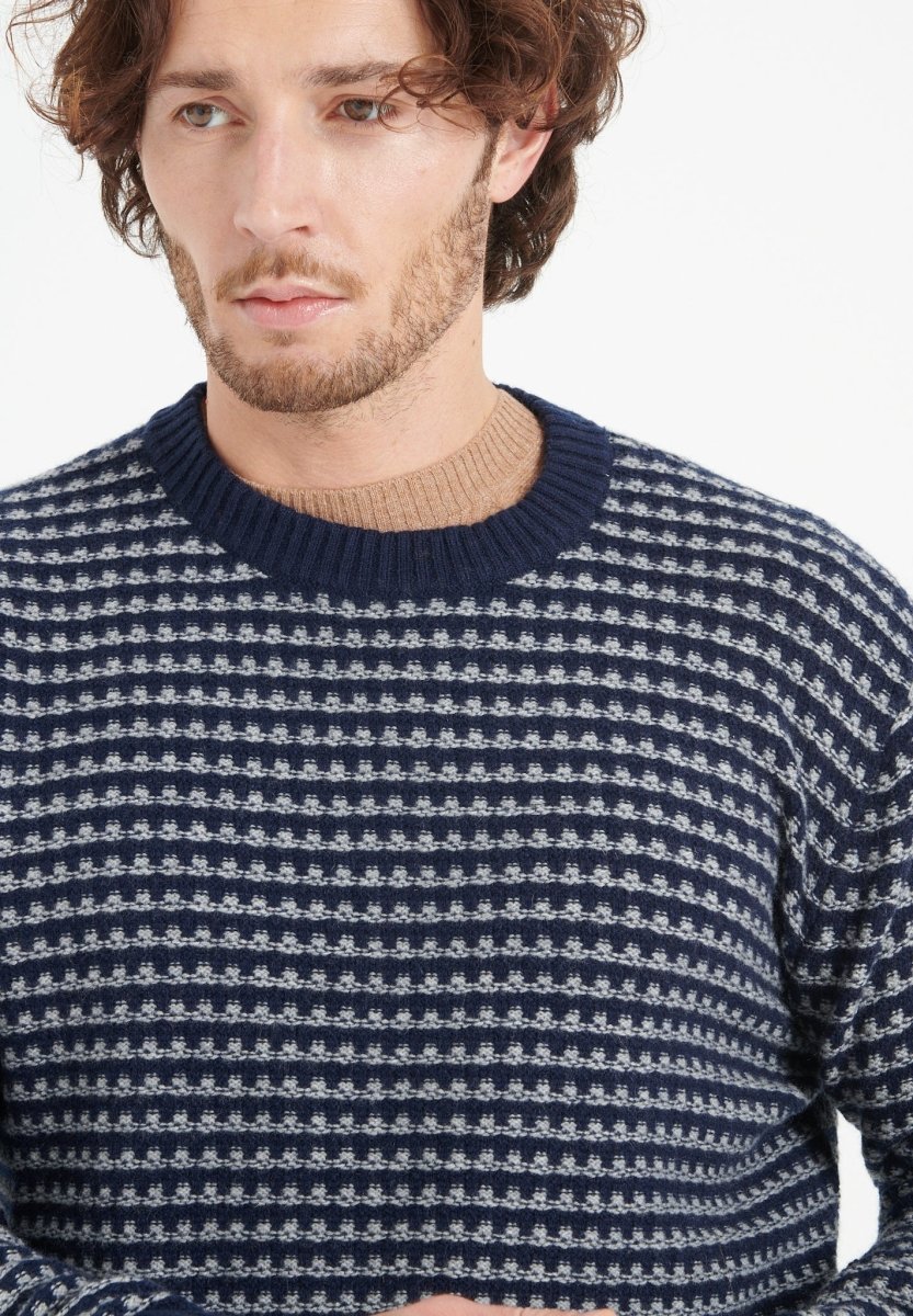 Pulls ZACH 3 homme bleu Studio Cashmere8 Pulls ZACH 3 homme bleu Bleu marine