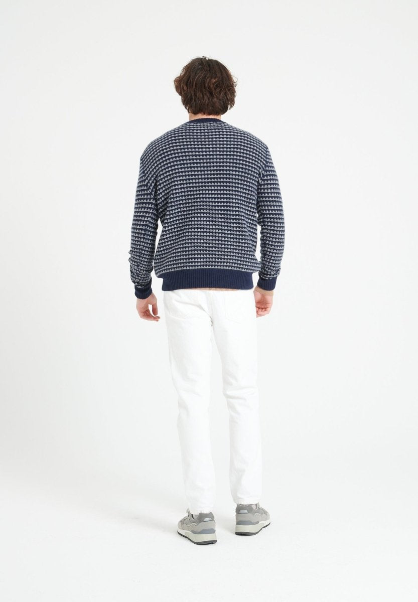 Pulls ZACH 3 homme bleu Studio Cashmere8 Pulls ZACH 3 homme bleu Bleu marine