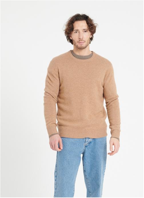 Studio Cashmere8 Pulls LUKE 14 homme beige