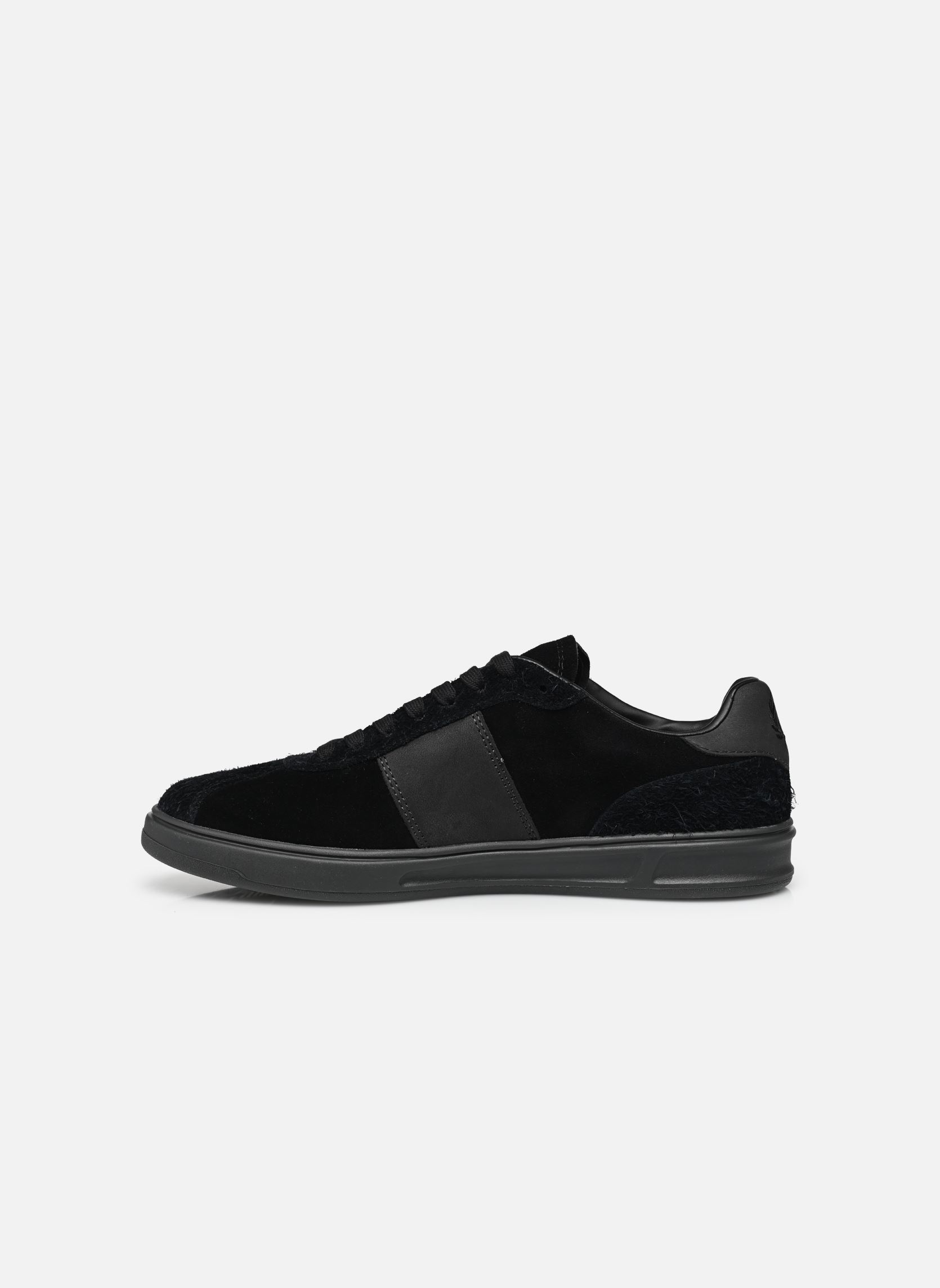 Sneaker B4 SUEDE herren schwarz Fred Perry Sneaker B4 SUEDE herren schwarz BLACK / ANCHOR GREY