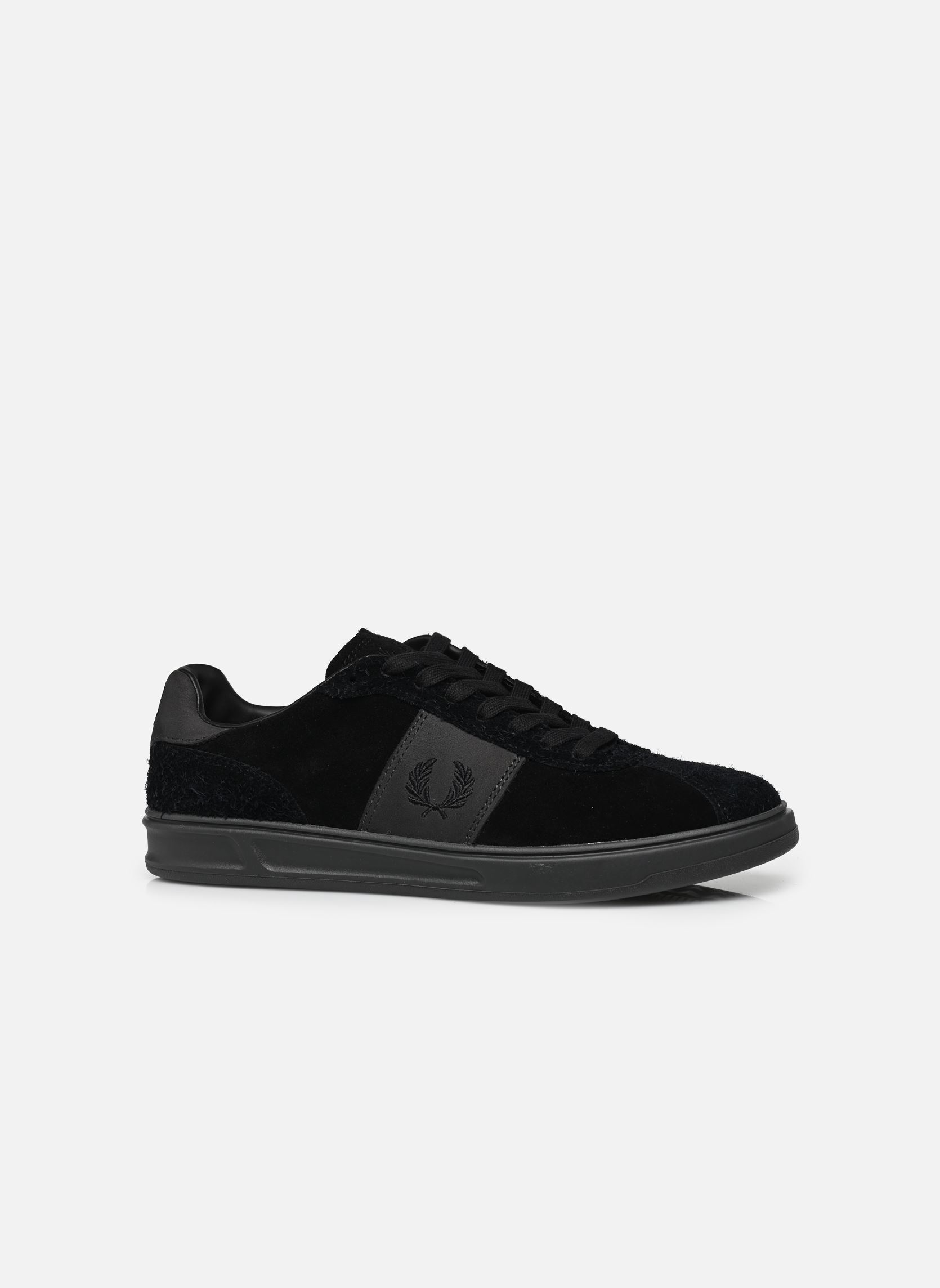Sneaker B4 SUEDE herren schwarz Fred Perry Sneaker B4 SUEDE herren schwarz BLACK / ANCHOR GREY