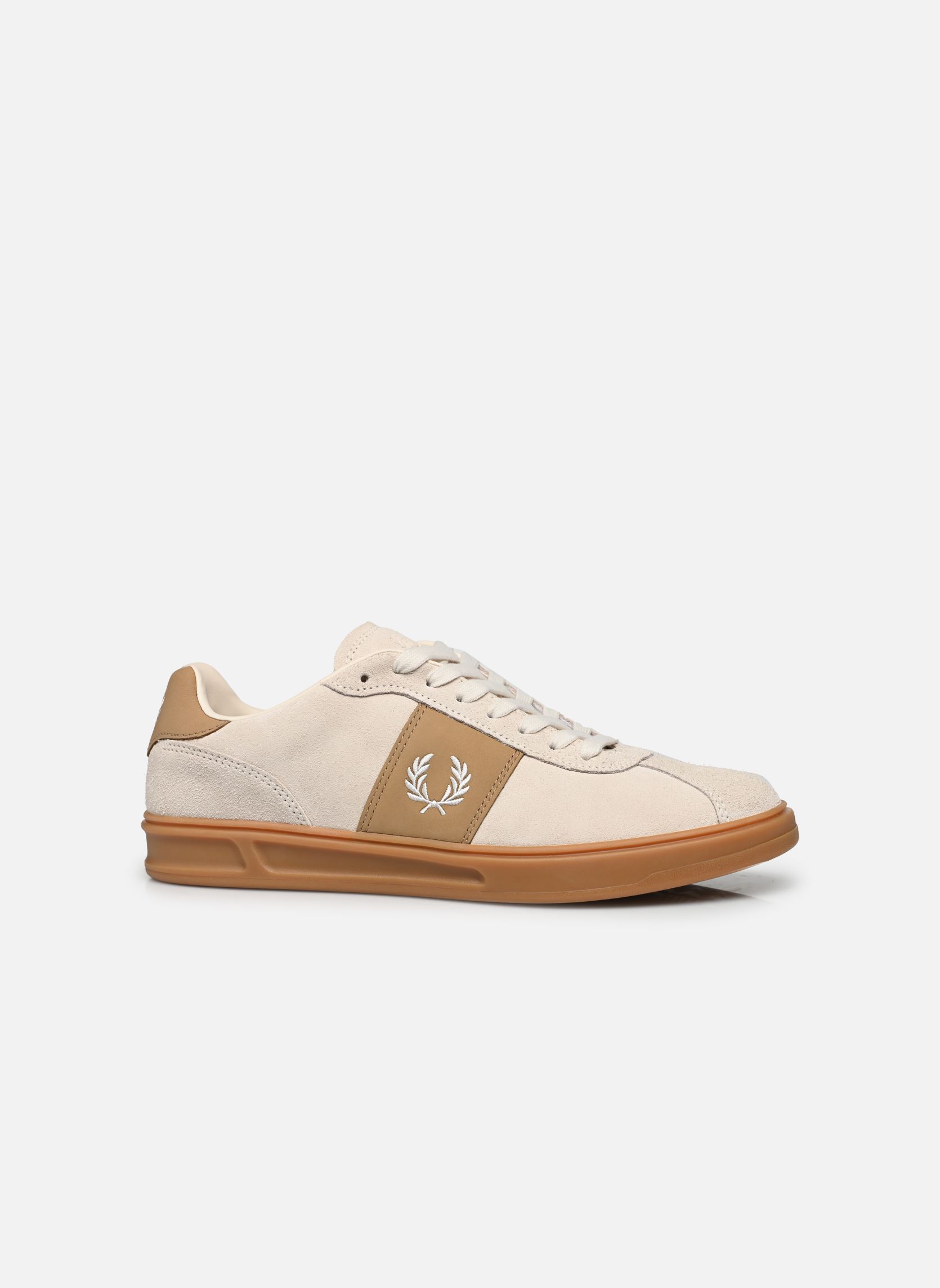 Baskets B4 SUEDE homme vert Fred Perry Baskets B4 SUEDE homme vert LAUREL WREATH GREEN / LIMESTON