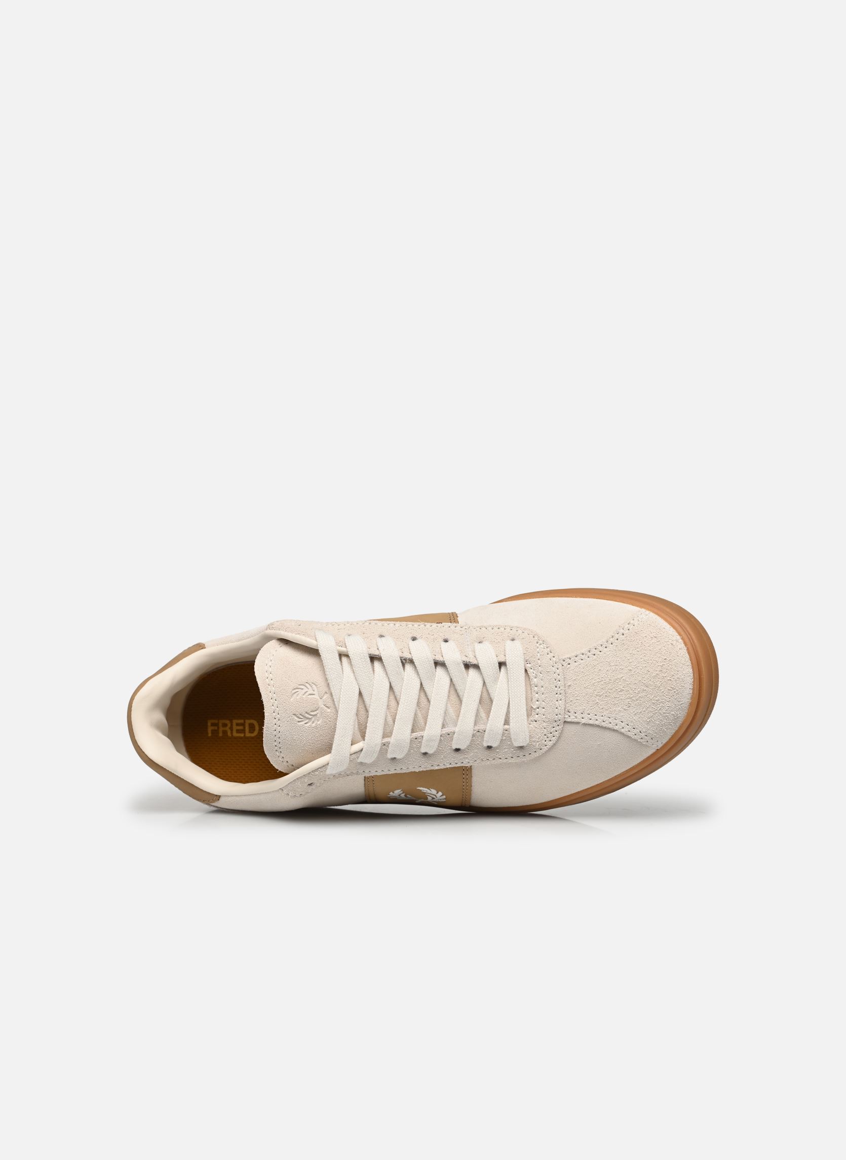 Baskets B4 SUEDE homme vert Fred Perry Baskets B4 SUEDE homme vert LAUREL WREATH GREEN / LIMESTON