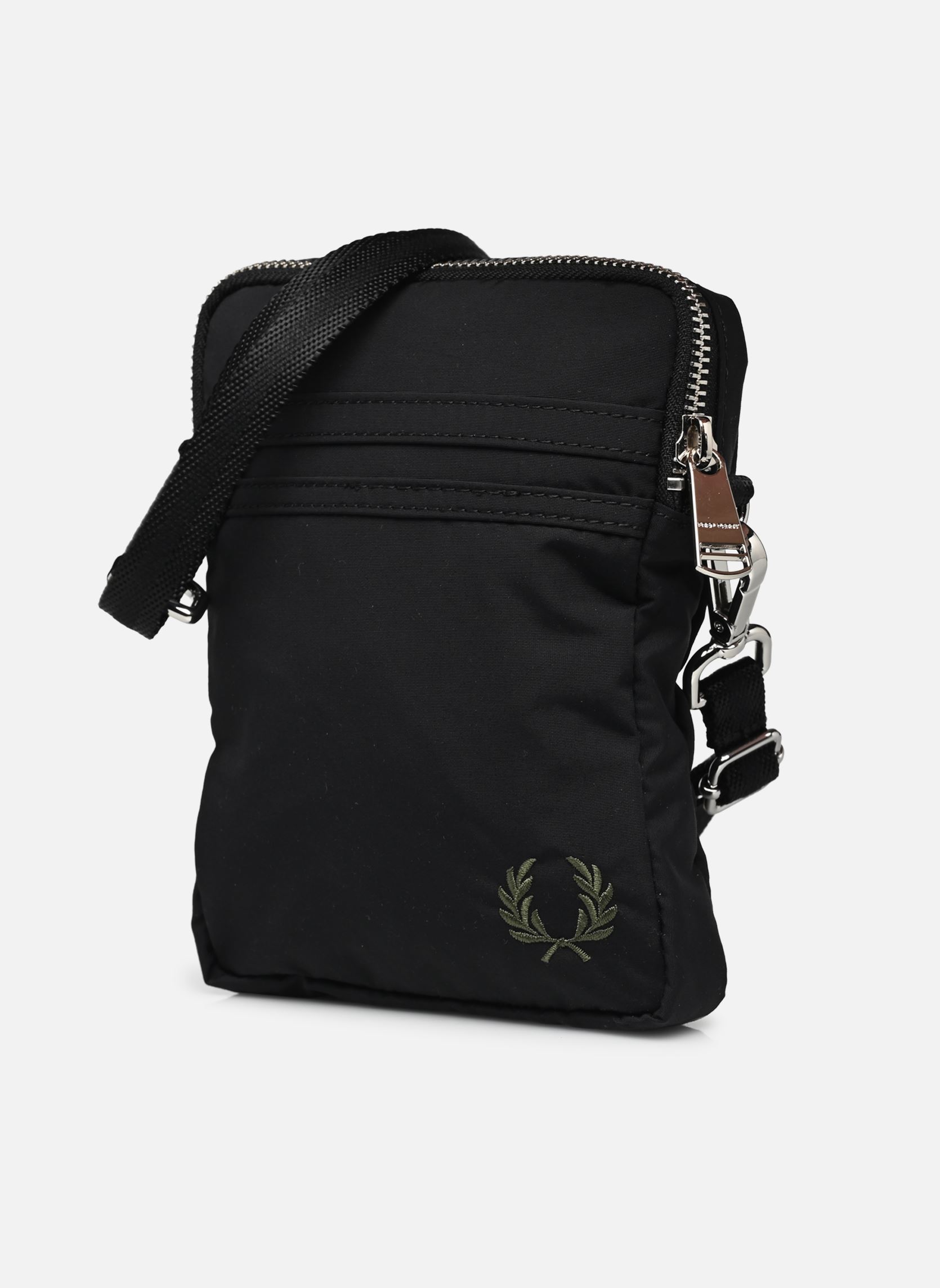 Taschen NYLON TWIN TIPPED SMALL BAG herren schwarz Fred Perry Taschen NYLON TWIN TIPPED SMALL BAG herren schwarz Black