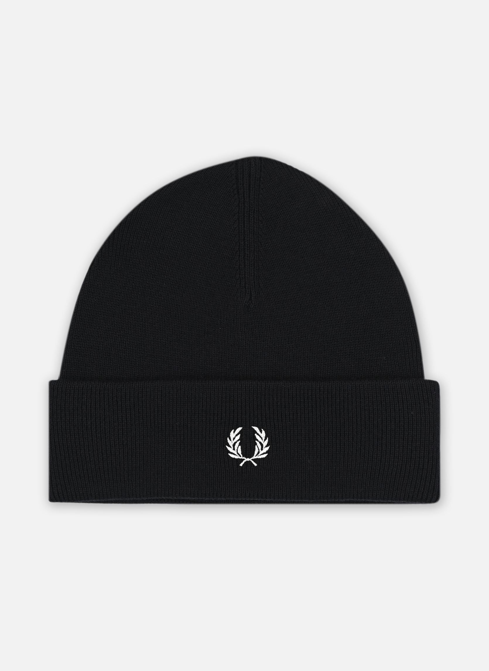 Mutsen CLASSIC BEANIE blauw Fred Perry Mutsen CLASSIC BEANIE blauw NAVY/ SNOW WHITE