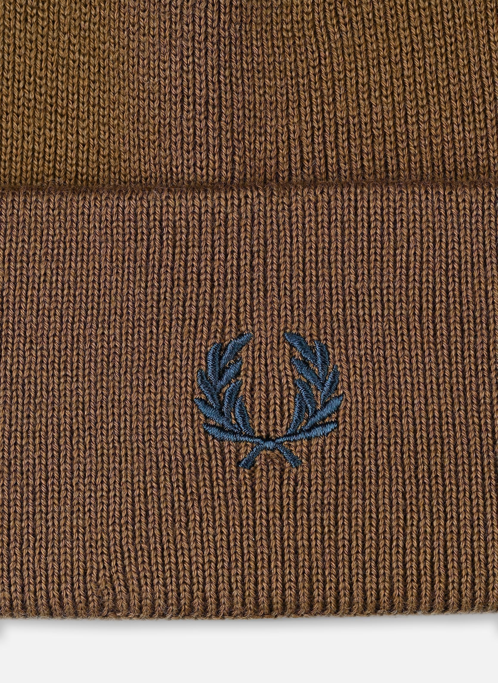 Mutsen CLASSIC BEANIE bruin Fred Perry Mutsen CLASSIC BEANIE bruin Shdsto/Drkpetrol