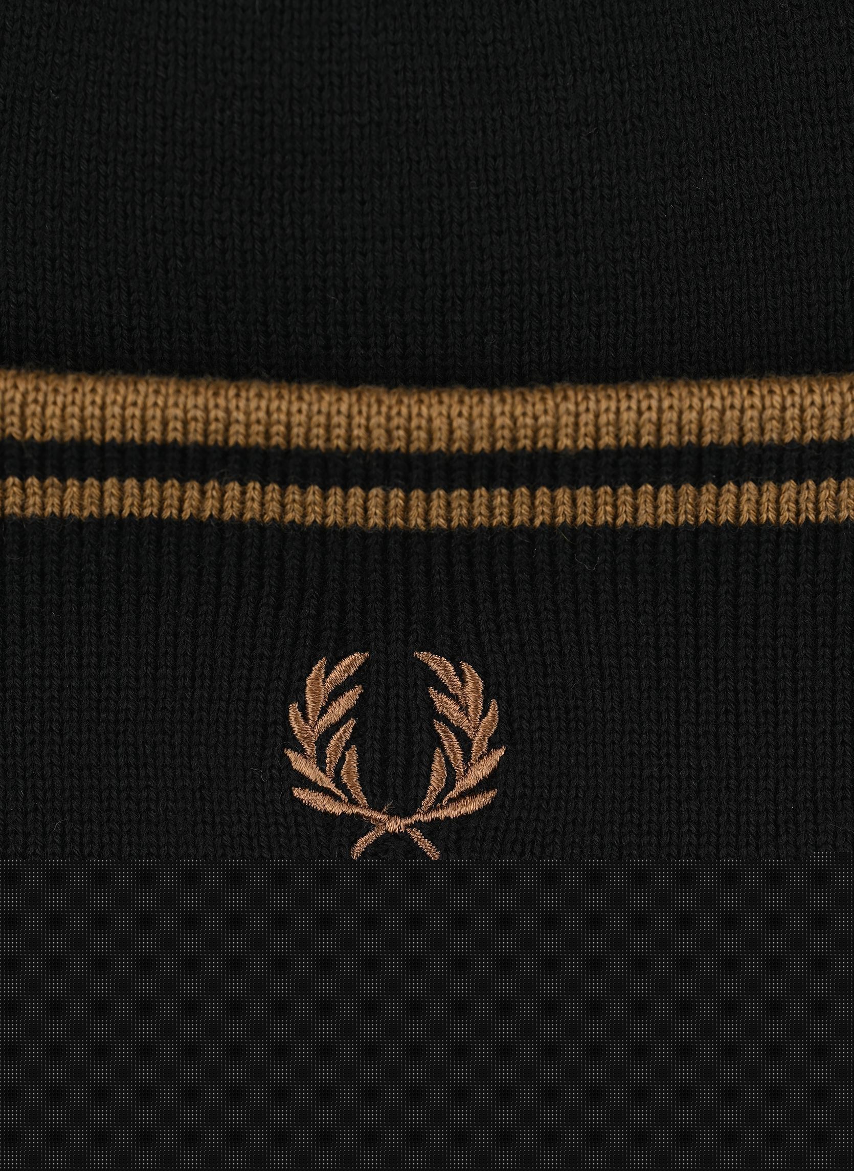 Bonnets TWIN TIPPED MERINO WOOL BEANIE homme noir Fred Perry Bonnets TWIN TIPPED MERINO WOOL BEANIE homme noir BLACK SHADED STONE SHAD