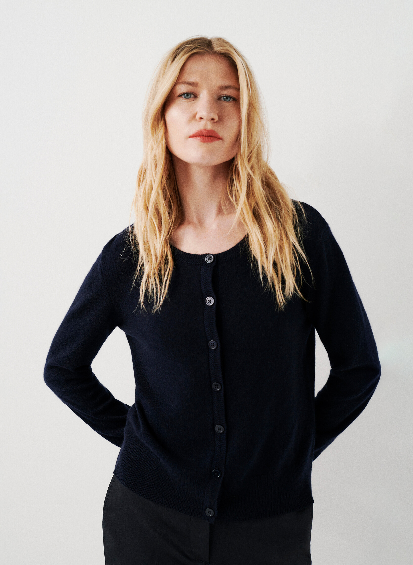 Gilets 242K-MCAROLINE femme bleu Caroll Gilets 242K-MCAROLINE femme bleu Bleu marine