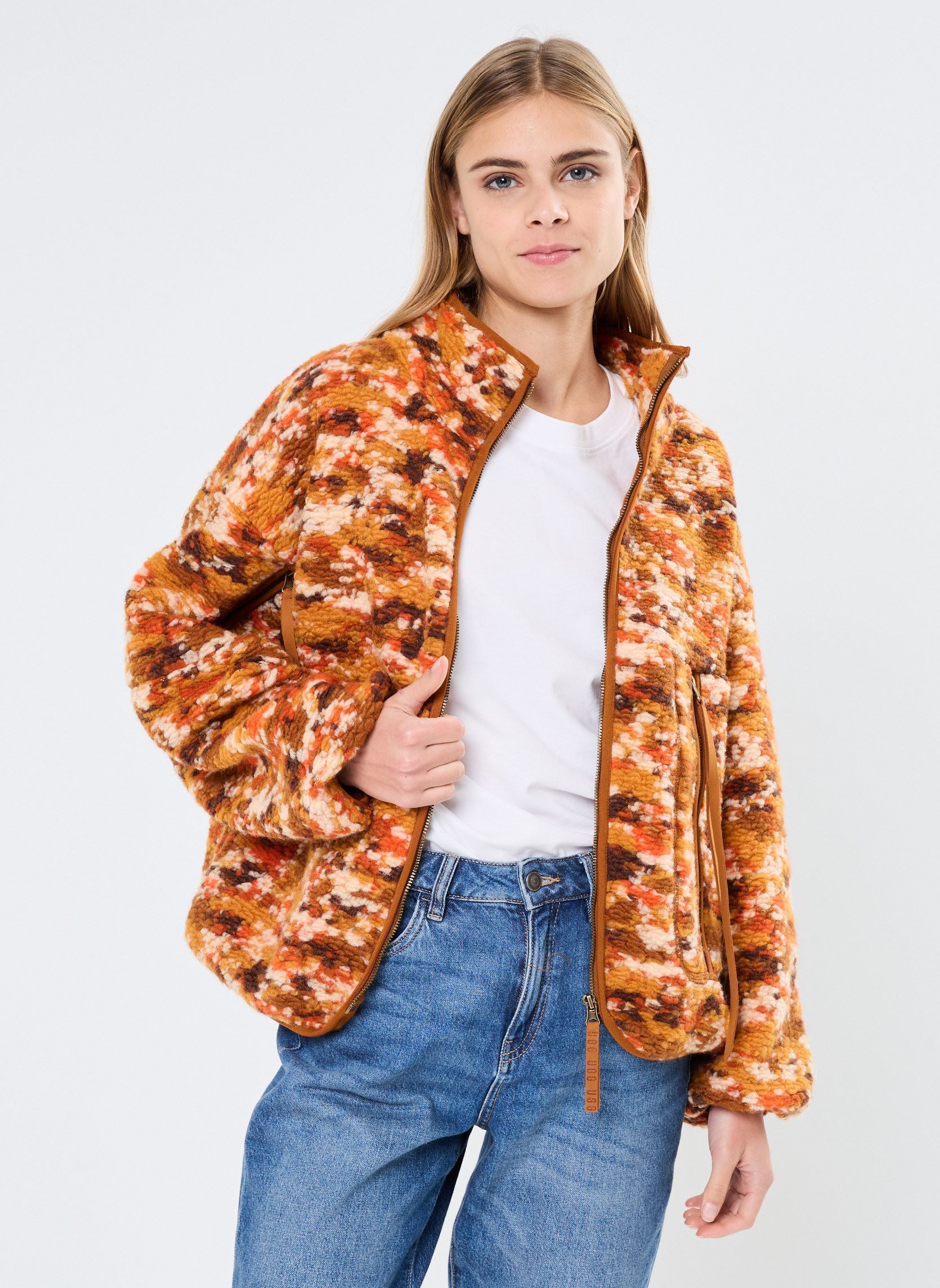 Vêtements UGG W MARLENE JACKET BOUCLE pour Accessoires