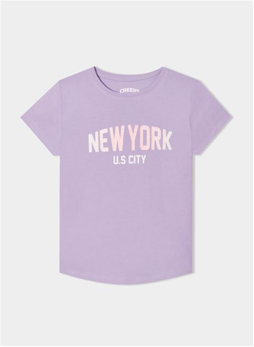 CREEKS Tee-shirts violet