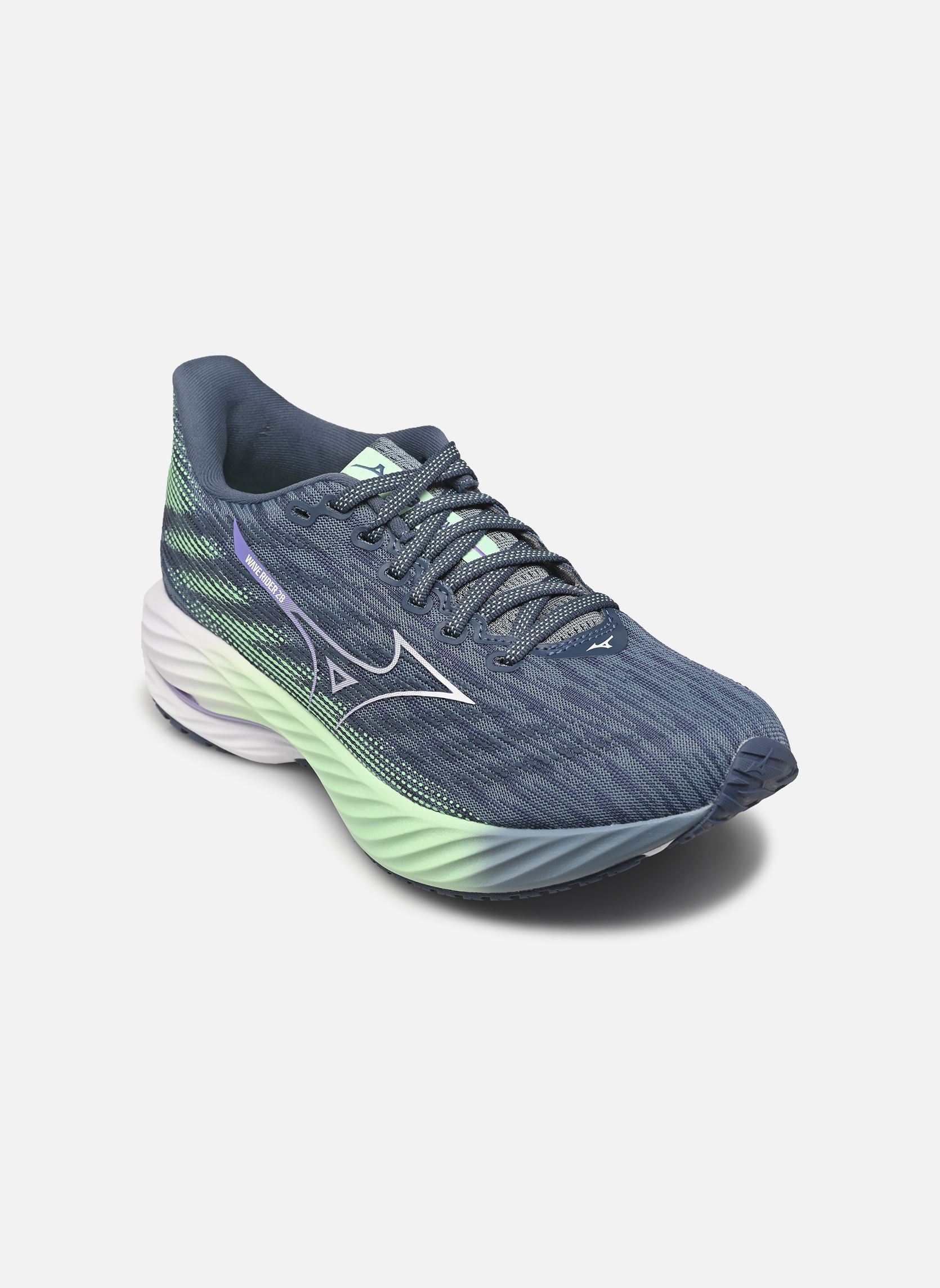 Sportschuhe WAVE RIDER 28 W damen grau Mizuno Sportschuhe WAVE RIDER 28 W damen grau Citadel/White/Neo Mint