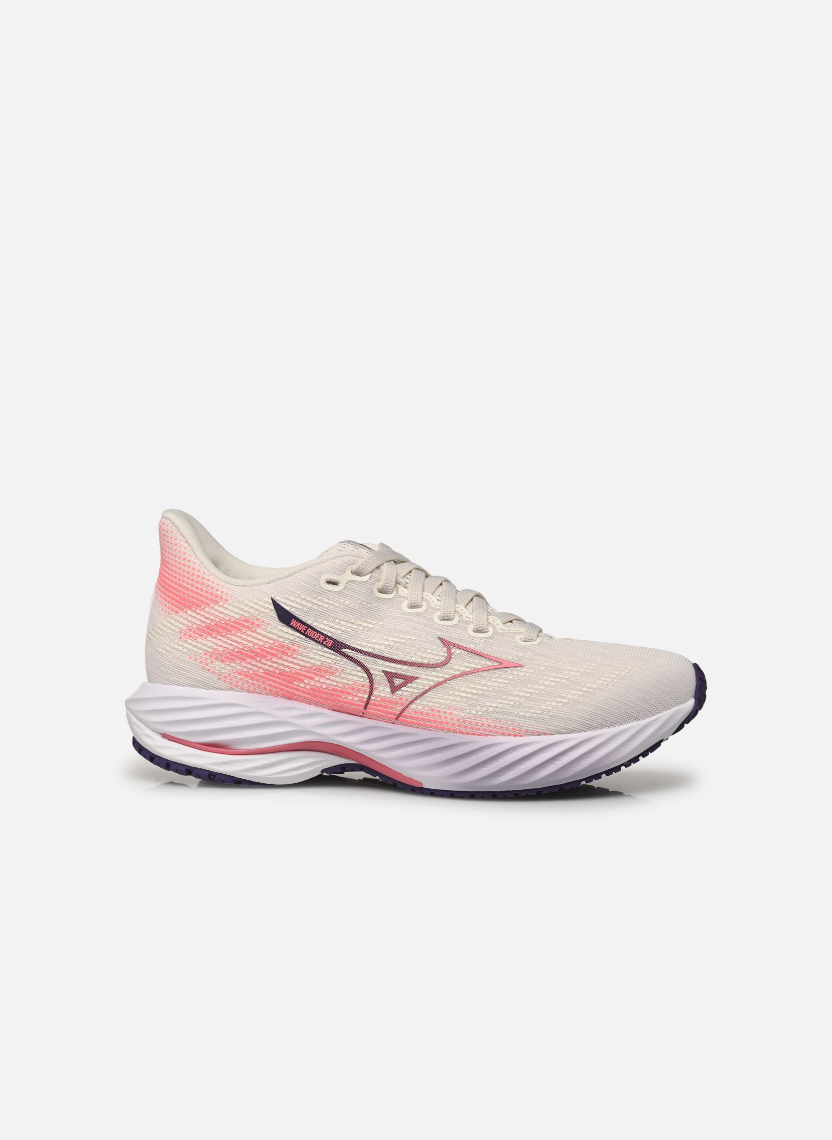 Sportschuhe WAVE RIDER 28 W damen weiß Mizuno Sportschuhe WAVE RIDER 28 W damen weiß Snow White/Camellia Rose/V.Ind