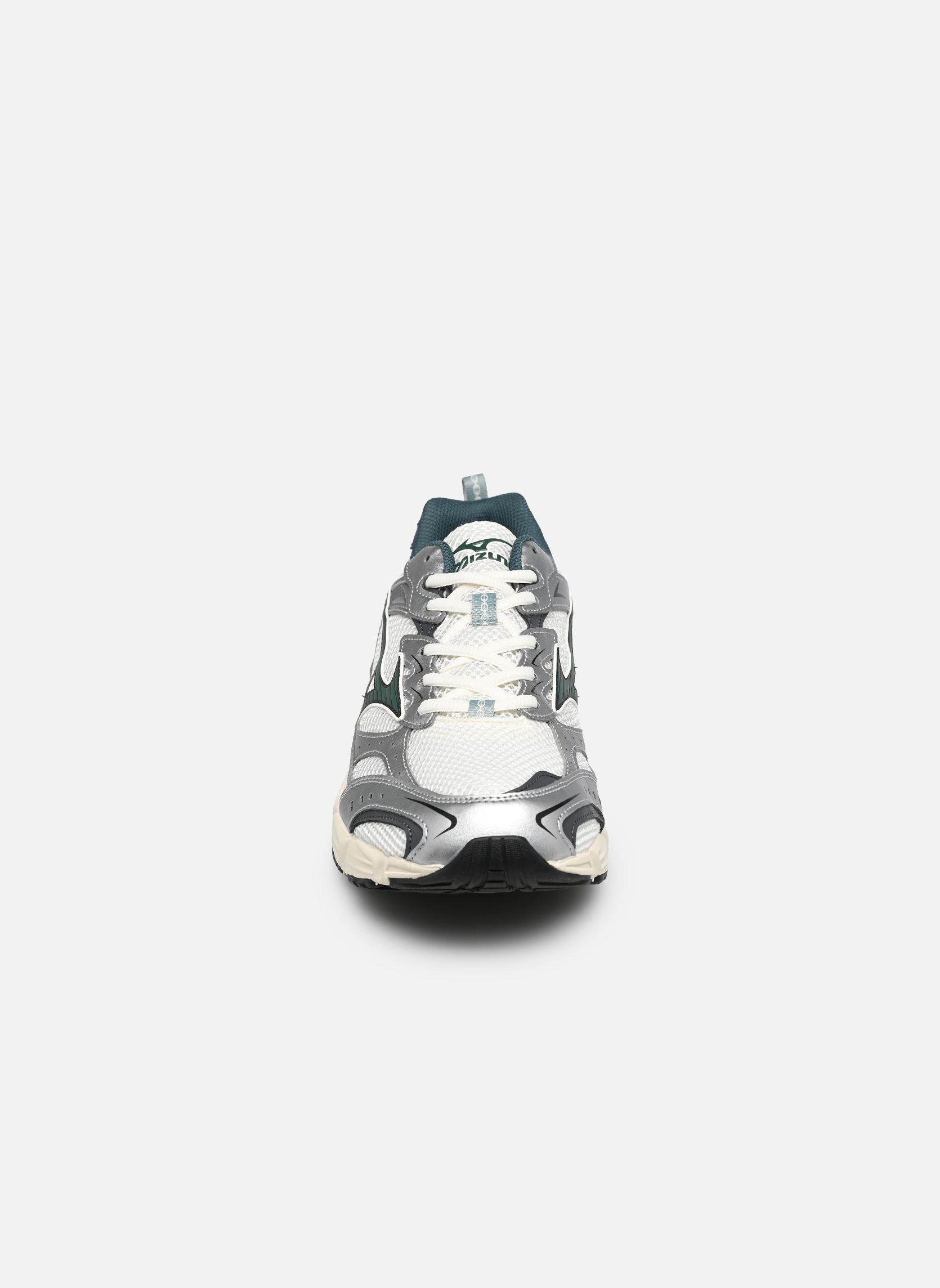 Hardloopschoenen MXR M heren zilver Mizuno Hardloopschoenen MXR M heren zilver snow white/bistro green/silver