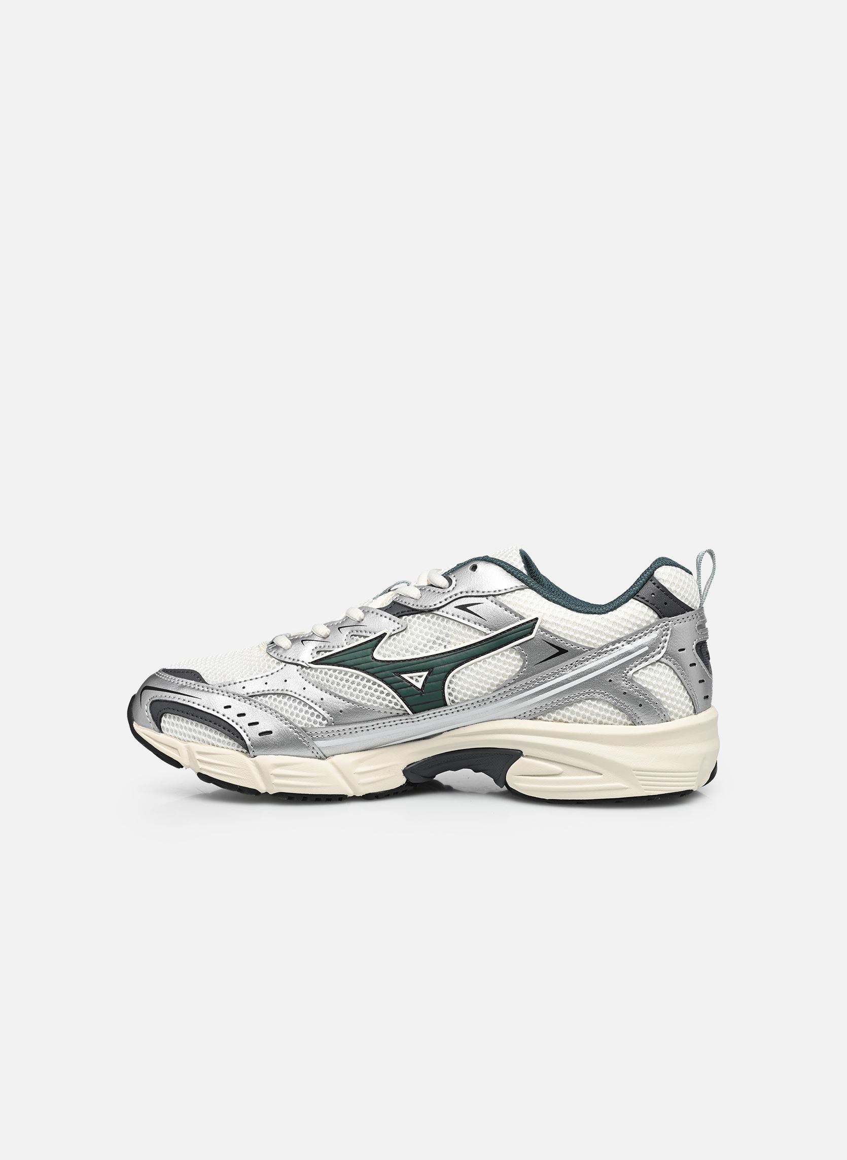 Hardloopschoenen MXR M heren zilver Mizuno Hardloopschoenen MXR M heren zilver snow white/bistro green/silver