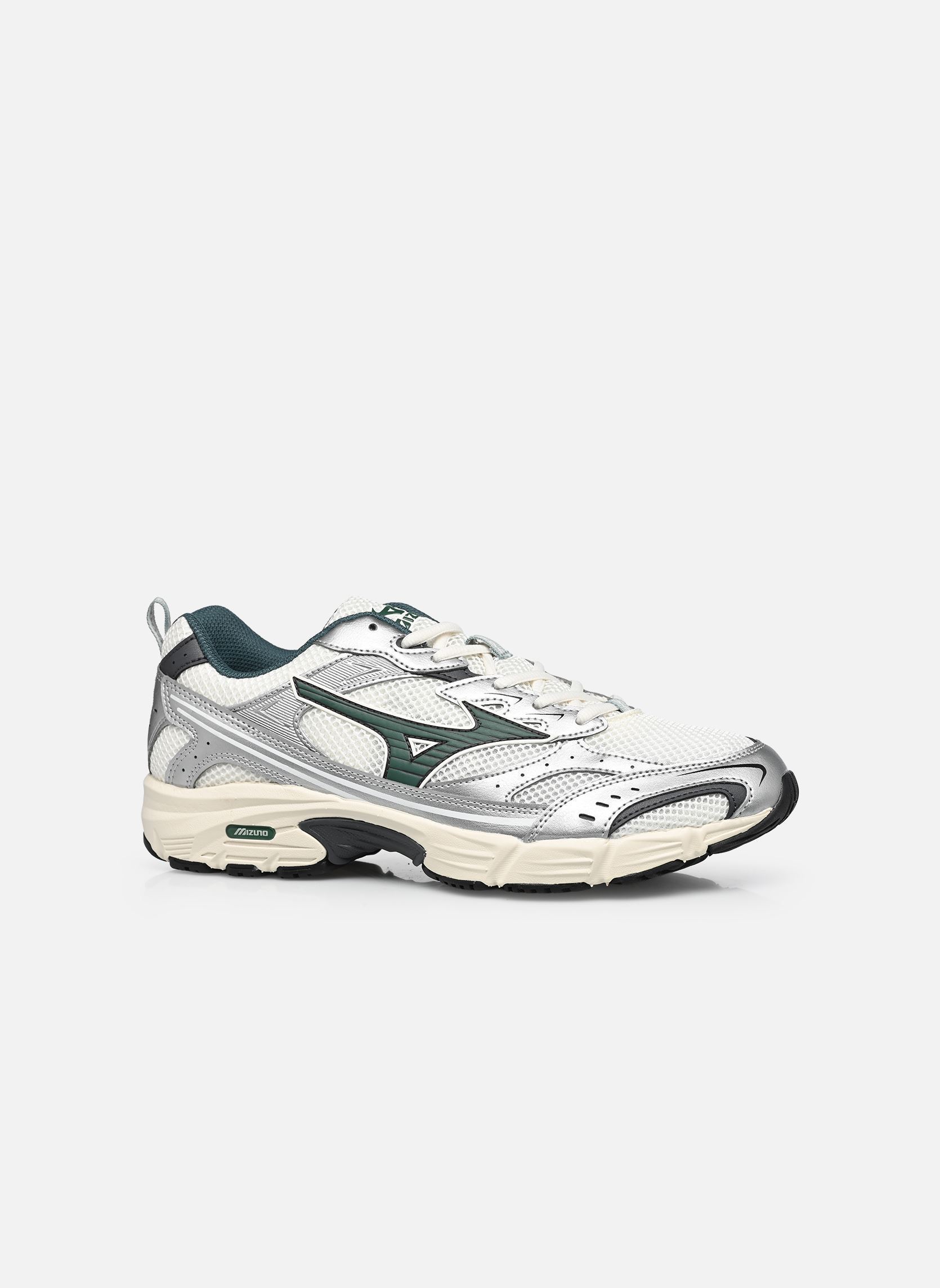 Hardloopschoenen MXR M heren zilver Mizuno Hardloopschoenen MXR M heren zilver snow white/bistro green/silver