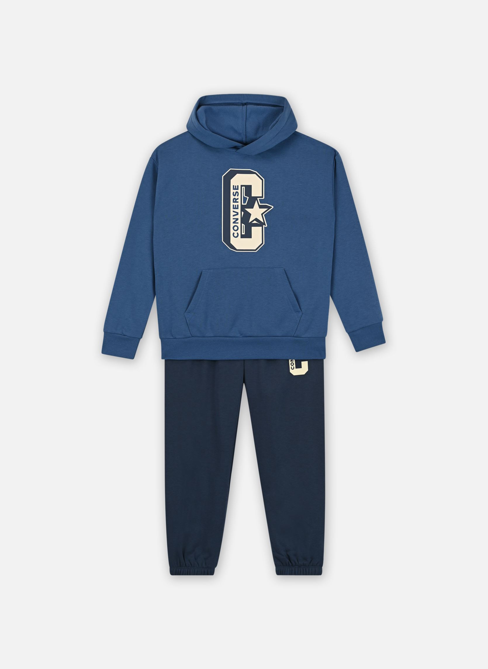 Joggings Cstar Fleece Po Jogger Set garçon bleu Converse Apparel Joggings Cstar Fleece Po Jogger Set garçon bleu CONVERSE NAVY/ARMOR BLUE