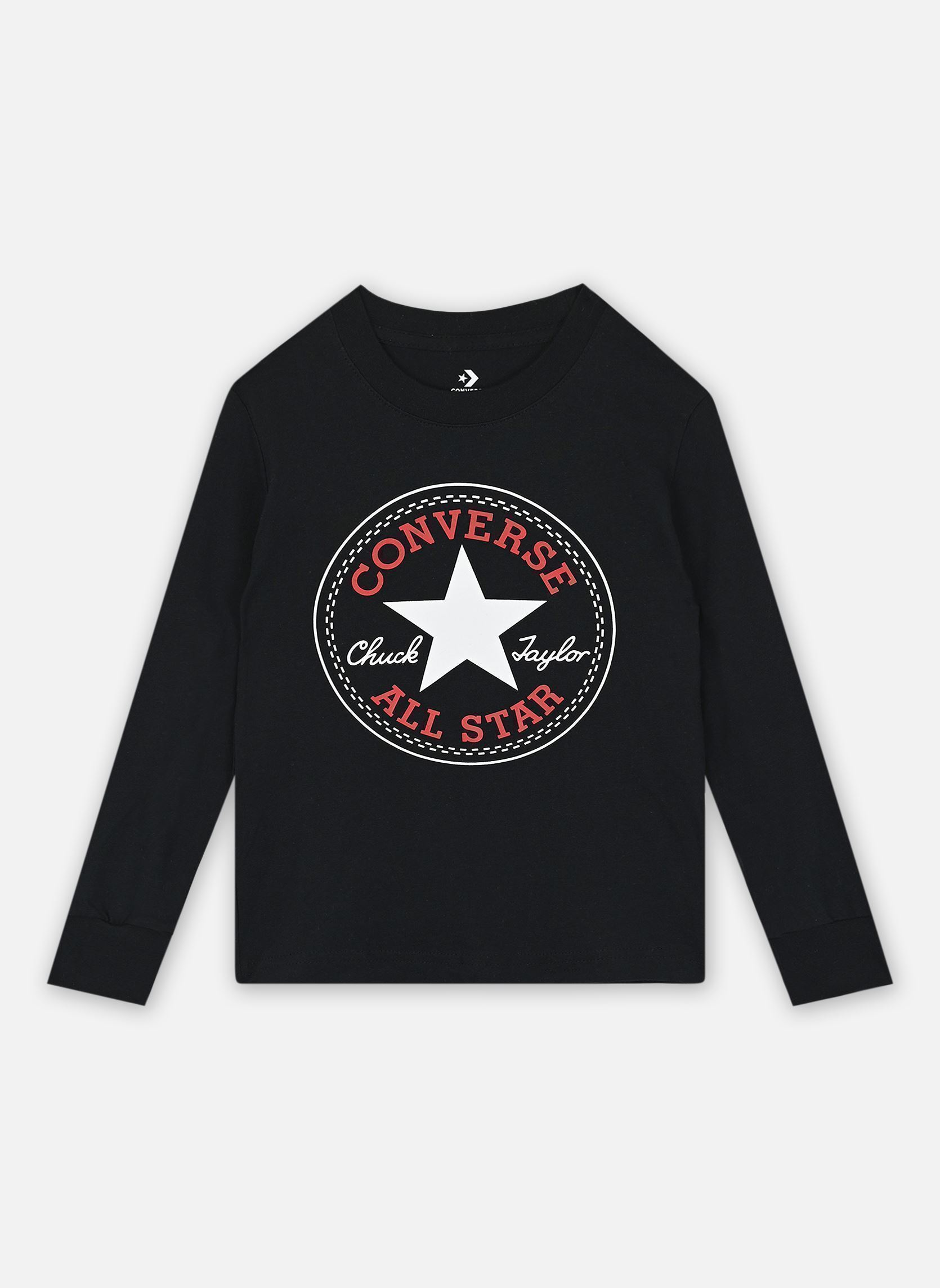 T shirt enfant Converse T shirt manches longues enfant Chuck Patch 10 /
