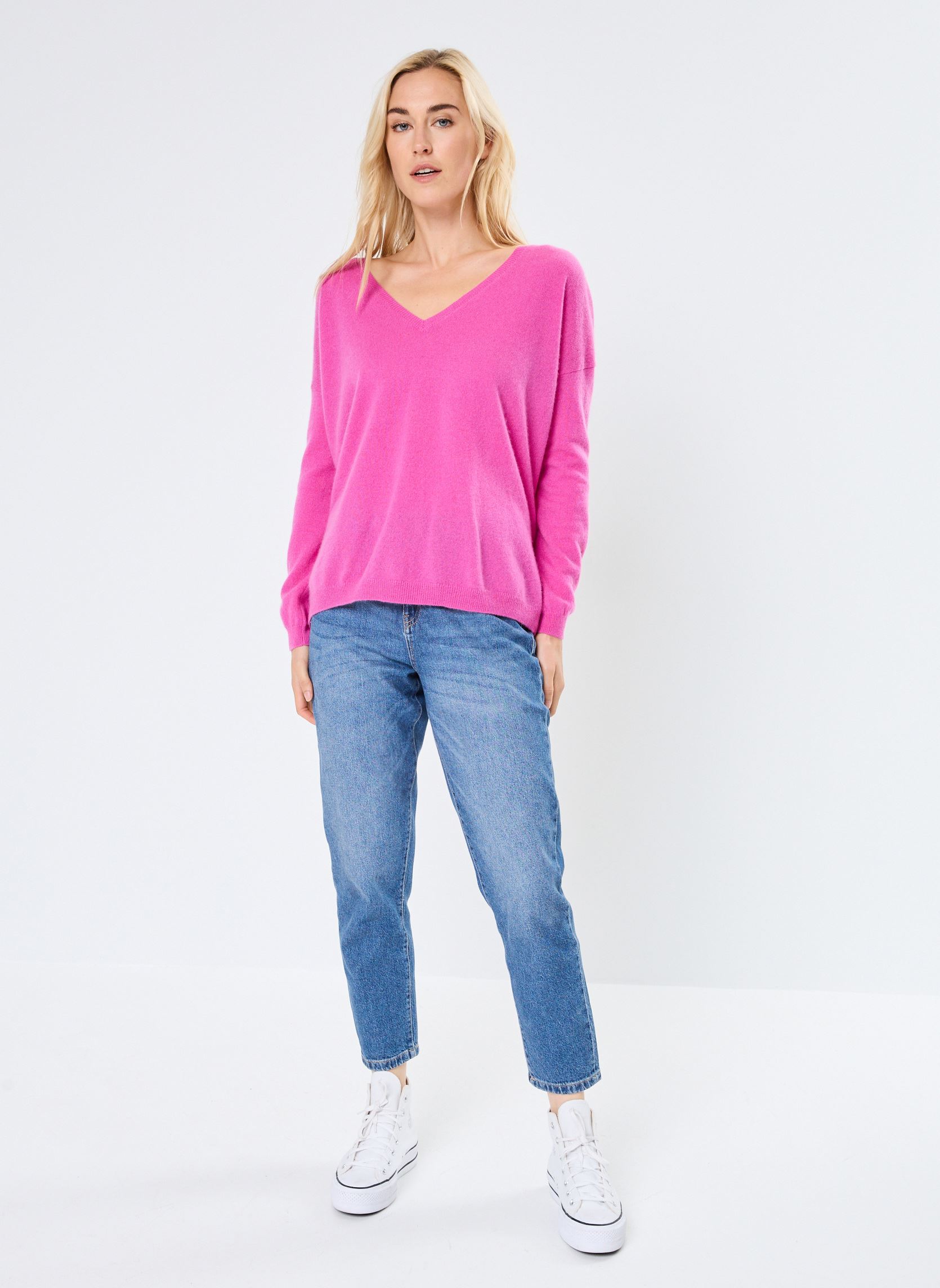 Pulls ANGELE femme rose Absolut Cashmere Pulls ANGELE femme rose ROSEBUD