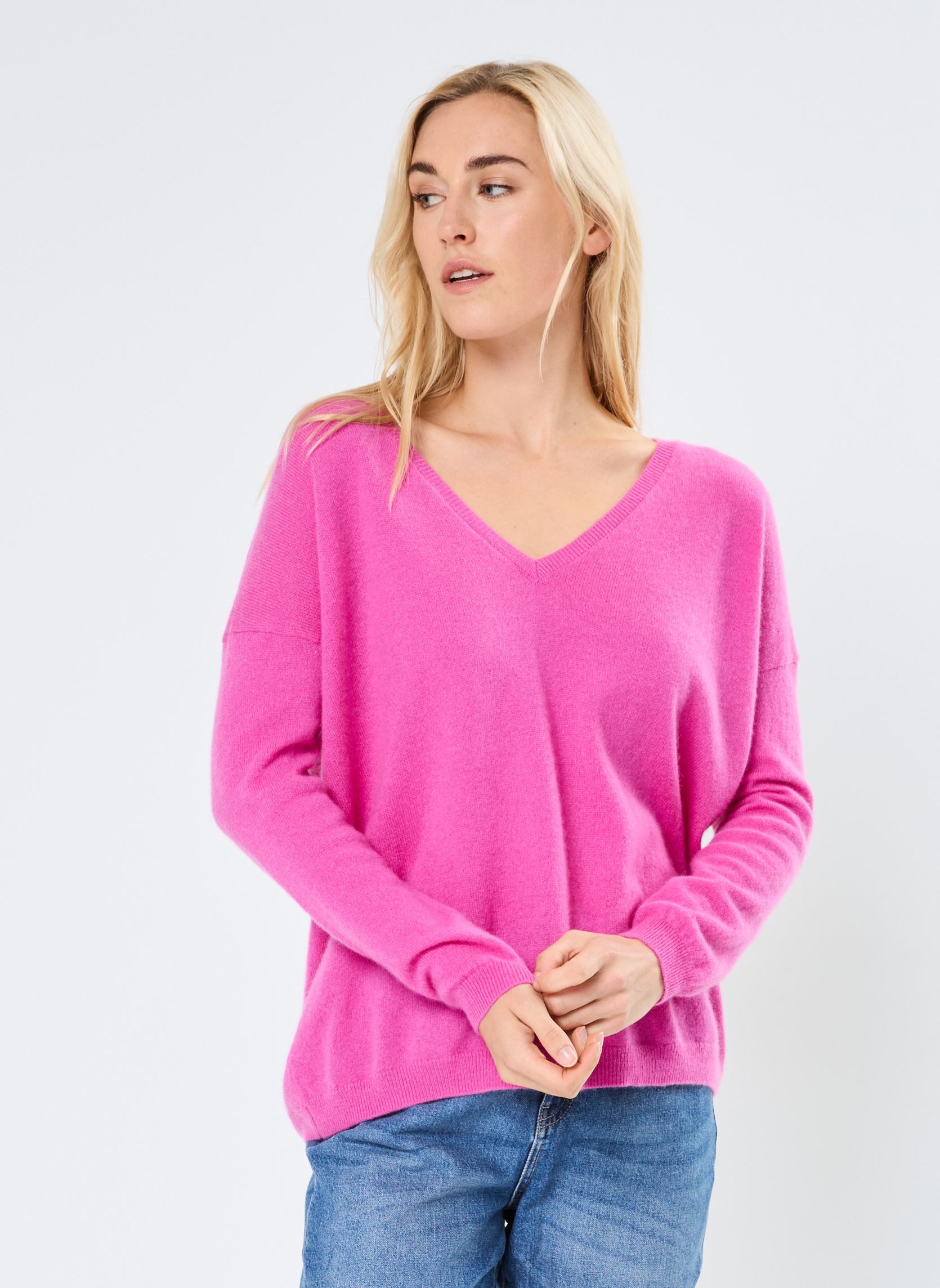 Pulls ANGELE femme rose Absolut Cashmere Pulls ANGELE femme rose ROSEBUD