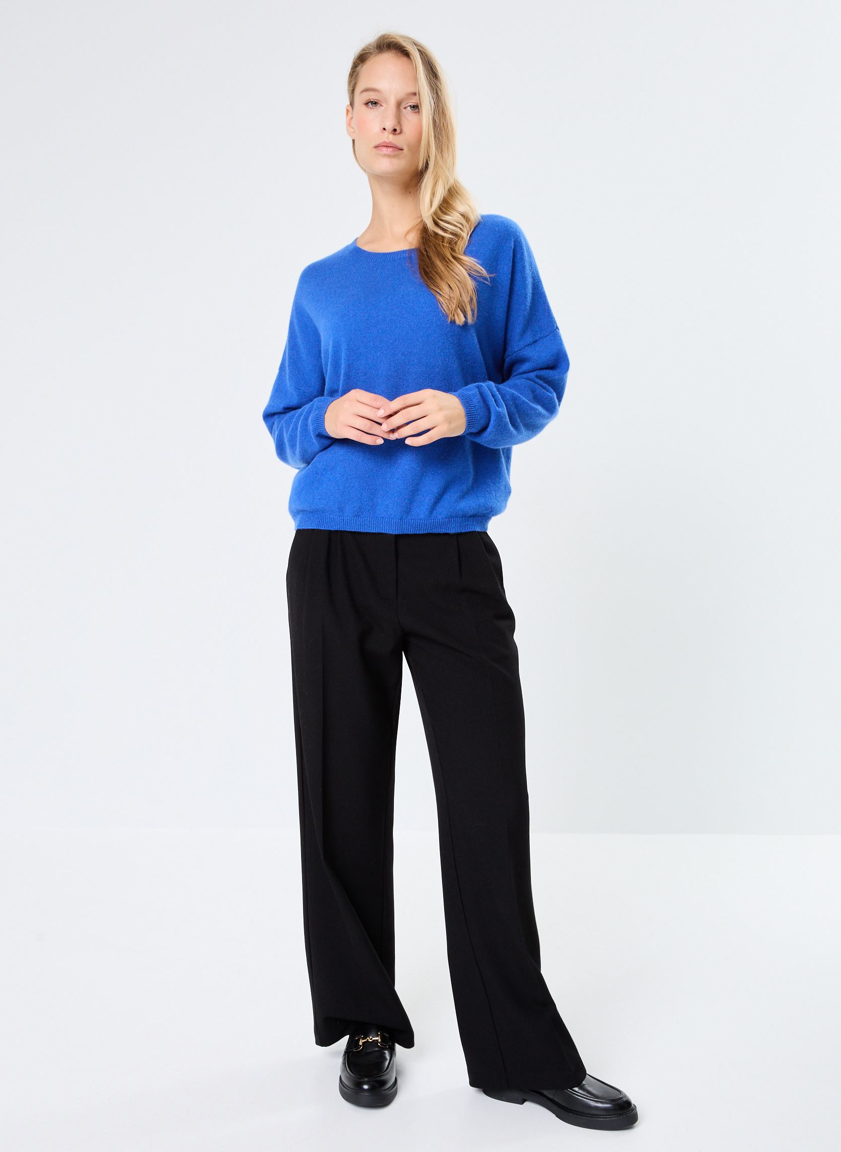 Truien KAIRA dames blauw Absolut Cashmere Truien KAIRA dames blauw FAIRY BLUE